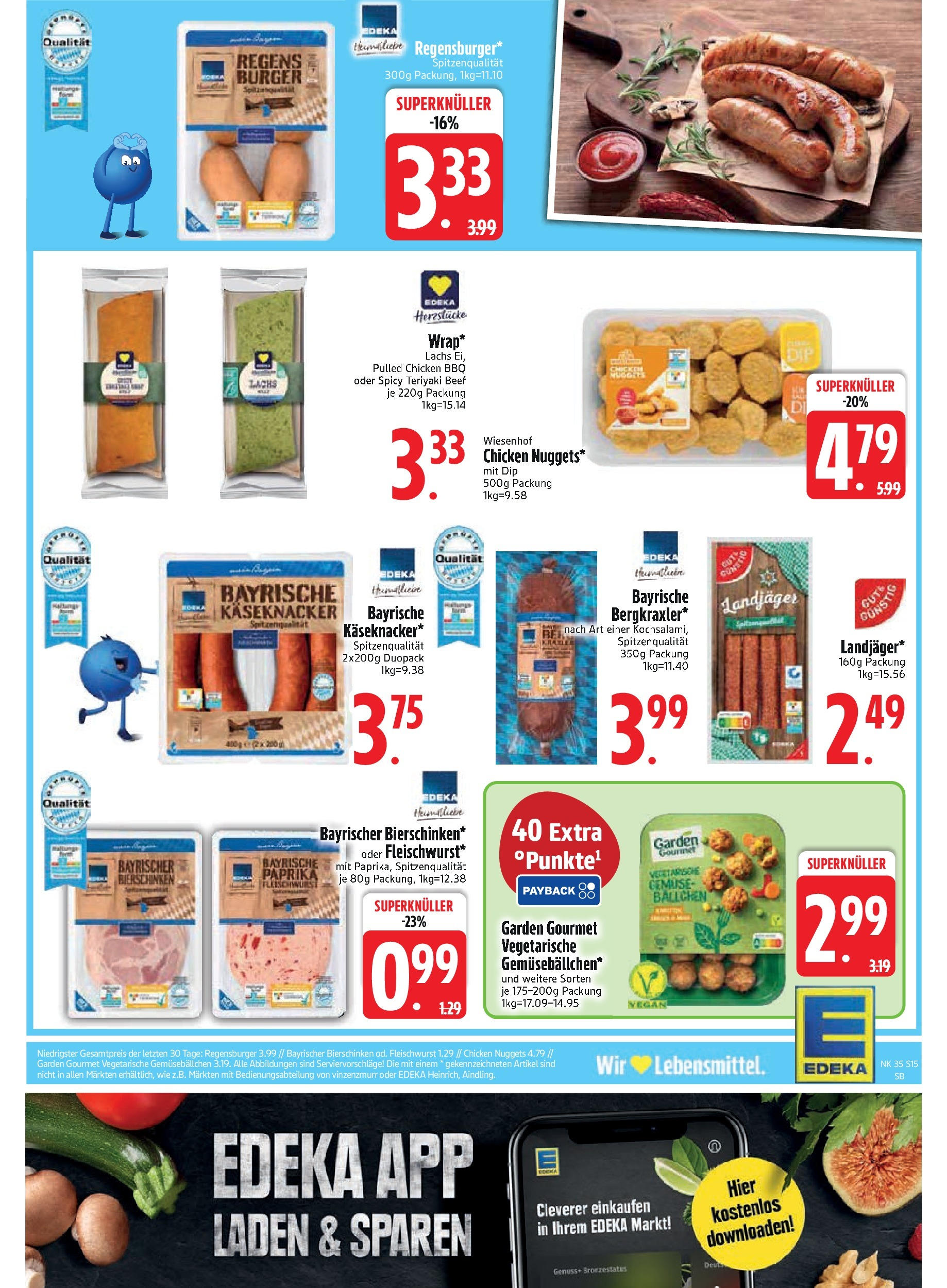 Edeka prospekt Bodenwöhr (ab 24.08.2025) » Angebote Online | Seite: 17 | Produkte: Burger, Lachs, Gemüse, Paprika Edeka prospekt Bodenwöhr (ab 24.08.2025) » Angebote Online | Seite: 17 | Produkte: Burger, Lachs, Gemüse, Paprika