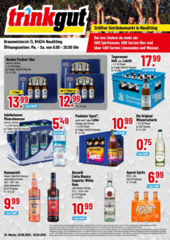 Trinkgut - trinkgut: Wochenangebote gültig ab dem 24.08.2025