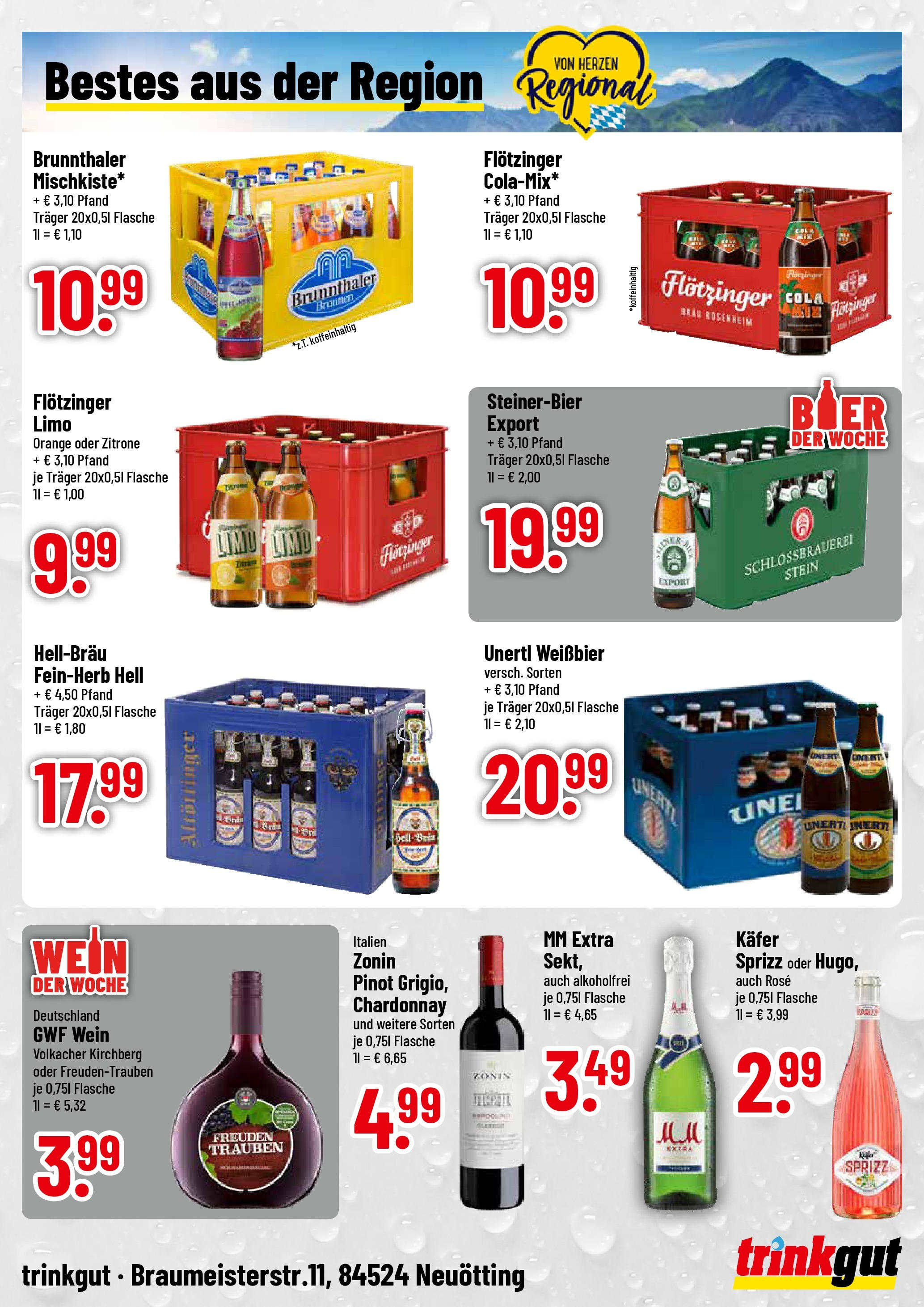 Trinkgut - trinkgut: Wochenangebote (ab 24.08.2025) » Angebote ab Montag | Seite: 4 | Produkte: Cola, Trauben, Weißbier, Wein Trinkgut - trinkgut: Wochenangebote (ab 24.08.2025) » Angebote online | Seite: 4 | Produkte: Cola, Trauben, Weißbier, Wein