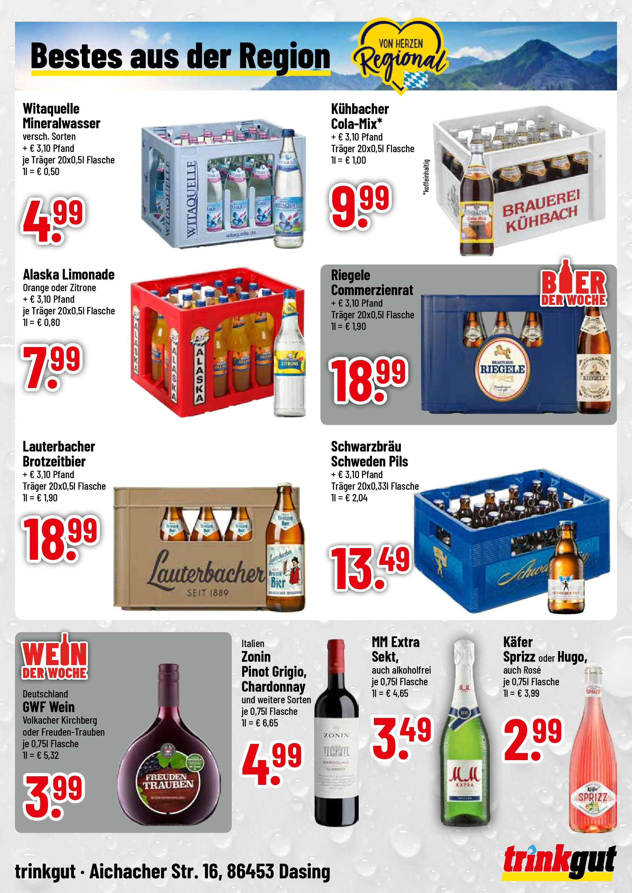 Trinkgut - trinkgut: Wochenangebote (ab 24.08.2025) » Angebote ab Montag | Seite: 4 | Produkte: Trauben, Bier, Pils, Zitrone Trinkgut - trinkgut: Wochenangebote (ab 24.08.2025) » Angebote online | Seite: 4 | Produkte: Trauben, Bier, Pils, Zitrone