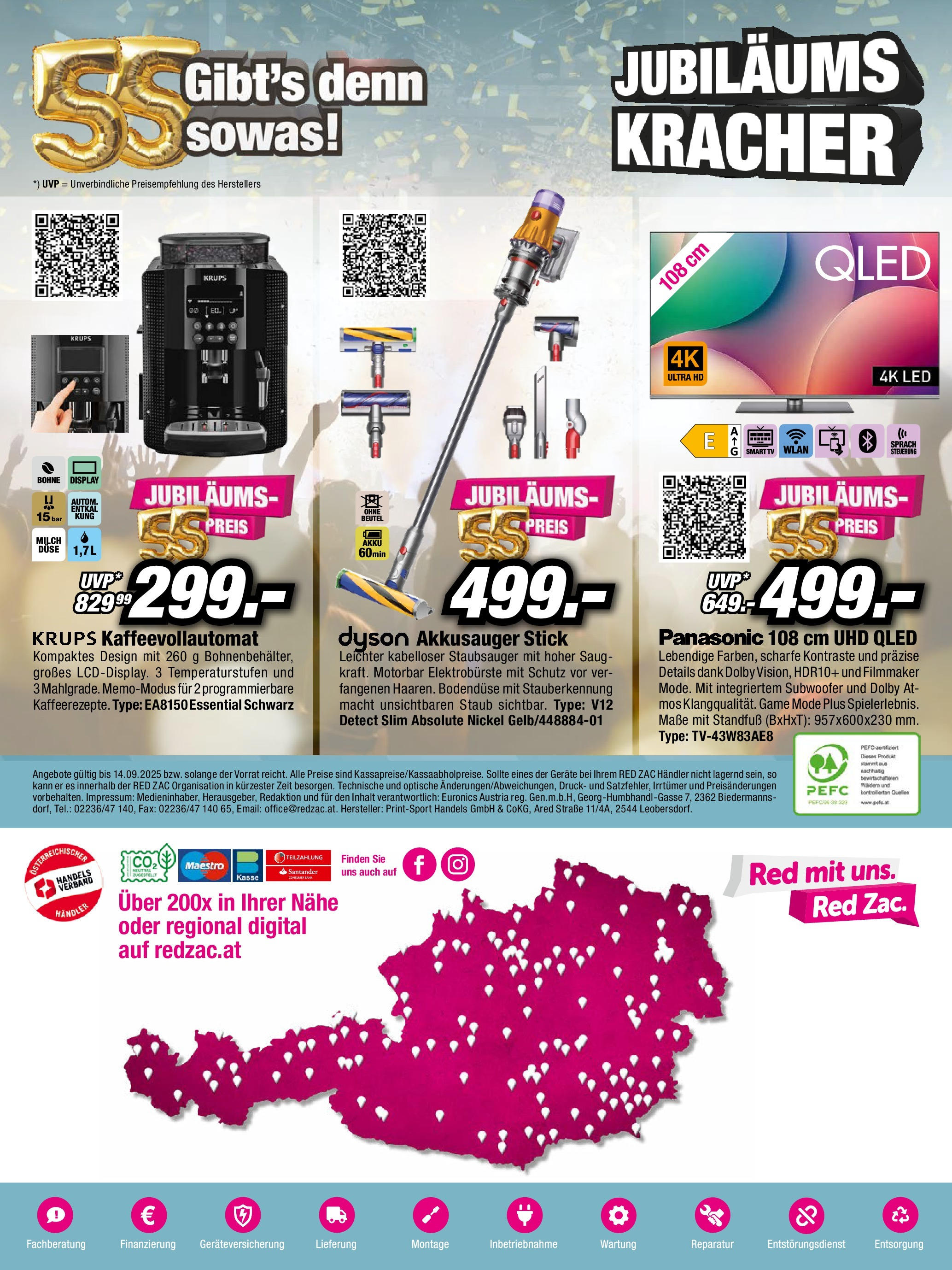 RED ZAC Flugblatt von 26.08.2025 - Aktuelle Angebote | Seite: 16 | Produkte: TV, Staubsauger, Milch