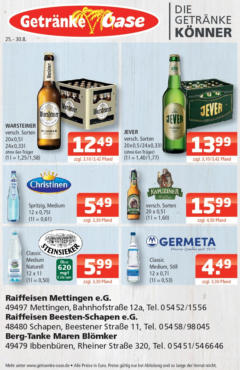 Entdecke - Getränke Oase: Getränkeangebote gültig ab dem 24.08.2025