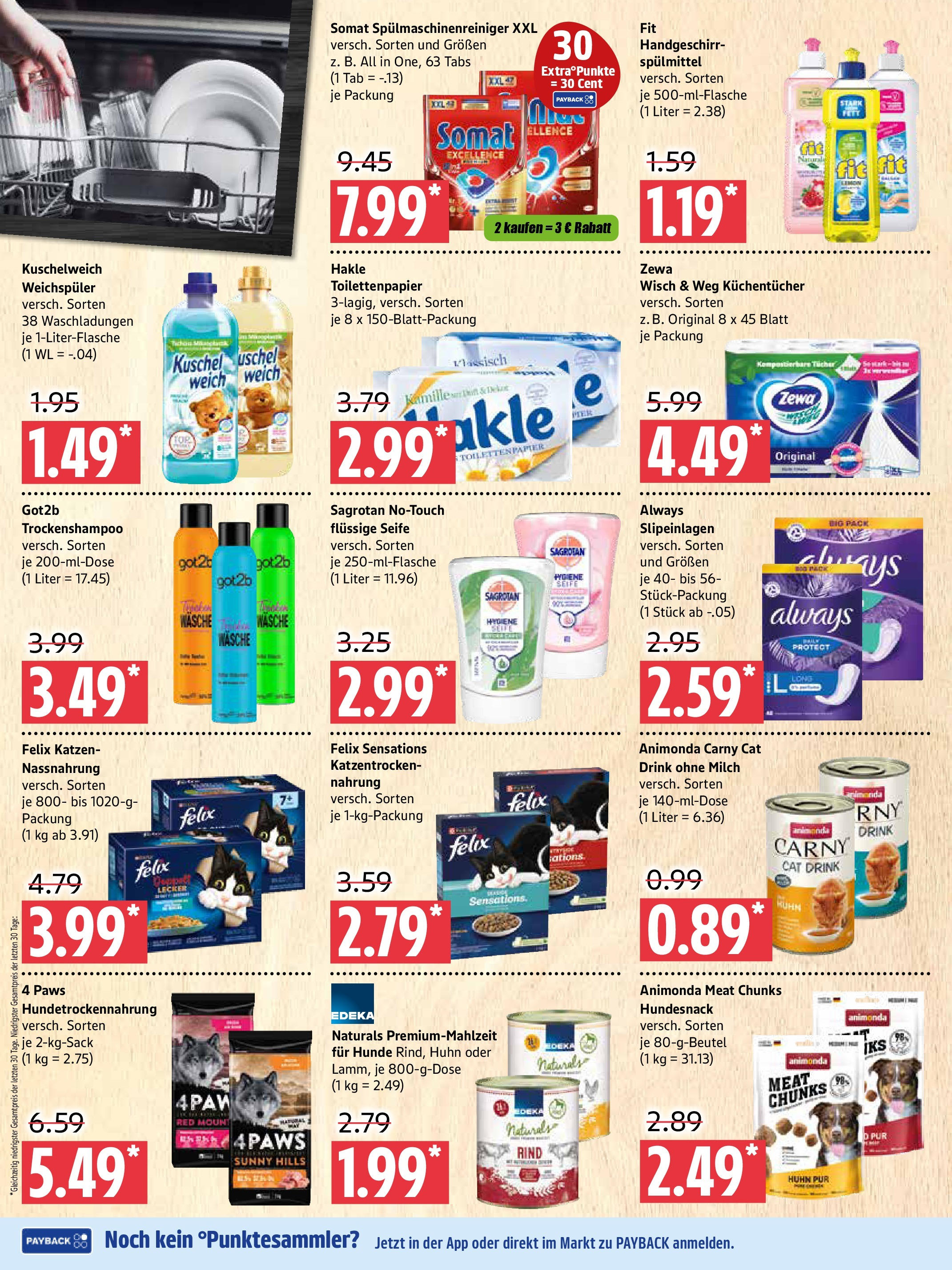 Marktkauf - Marktkauf: Wochenangebote (ab 24.08.2025) » Angebote ab Montag | Seite: 8 | Produkte: Kuschelweich, Seife, Weichspüler, Spülmaschinenreiniger Marktkauf - Marktkauf: Wochenangebote (ab 24.08.2025) » Angebote online | Seite: 8 | Produkte: Kuschelweich, Seife, Weichspüler, Spülmaschinenreiniger