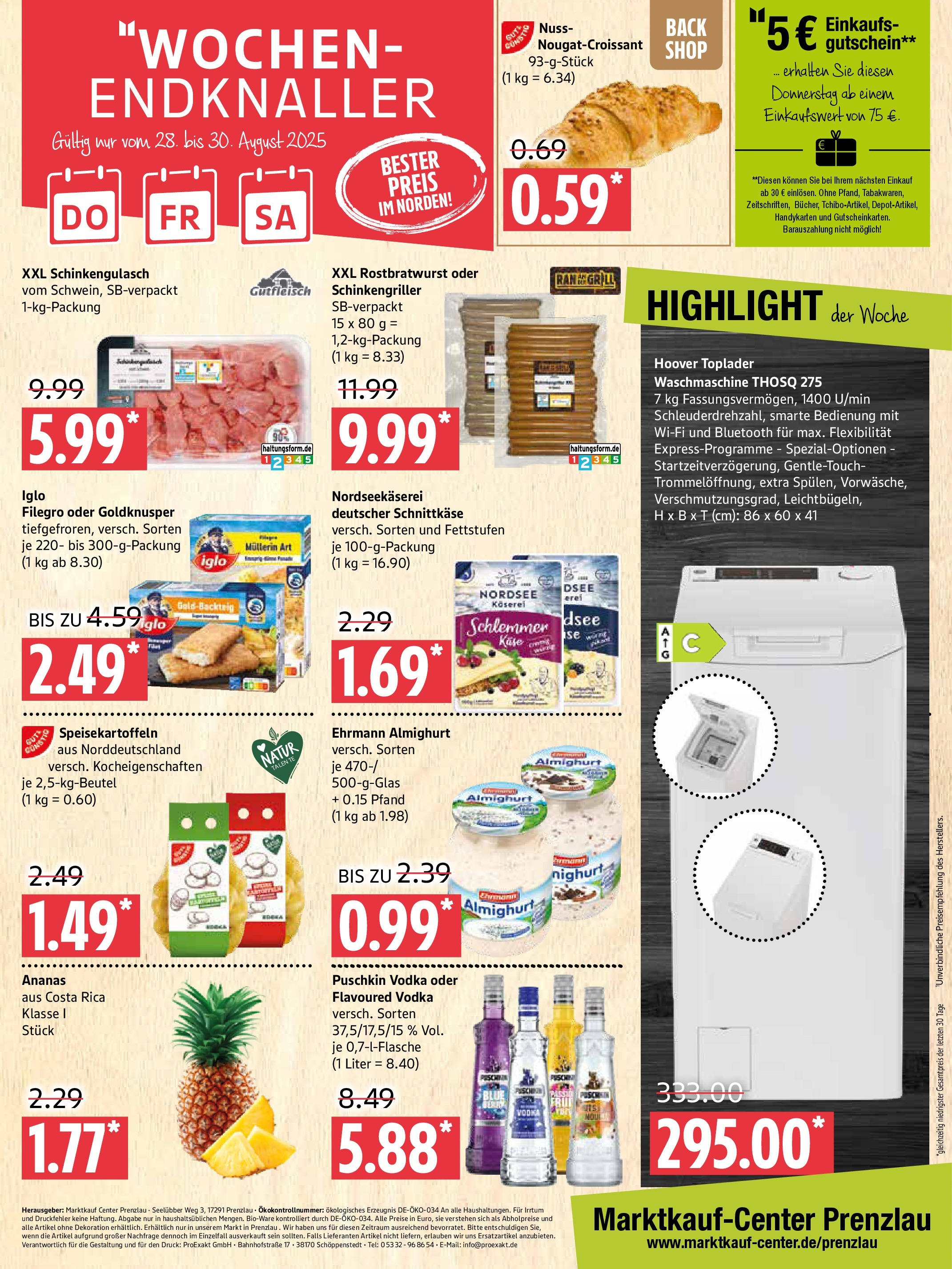 Marktkauf - Marktkauf: Wochenangebote (ab 24.08.2025) » Angebote ab Montag | Seite: 12 | Produkte: Käse, Iglo, Waschmaschine, Toplader Marktkauf - Marktkauf: Wochenangebote (ab 24.08.2025) » Angebote online | Seite: 12 | Produkte: Käse, Iglo, Waschmaschine, Toplader