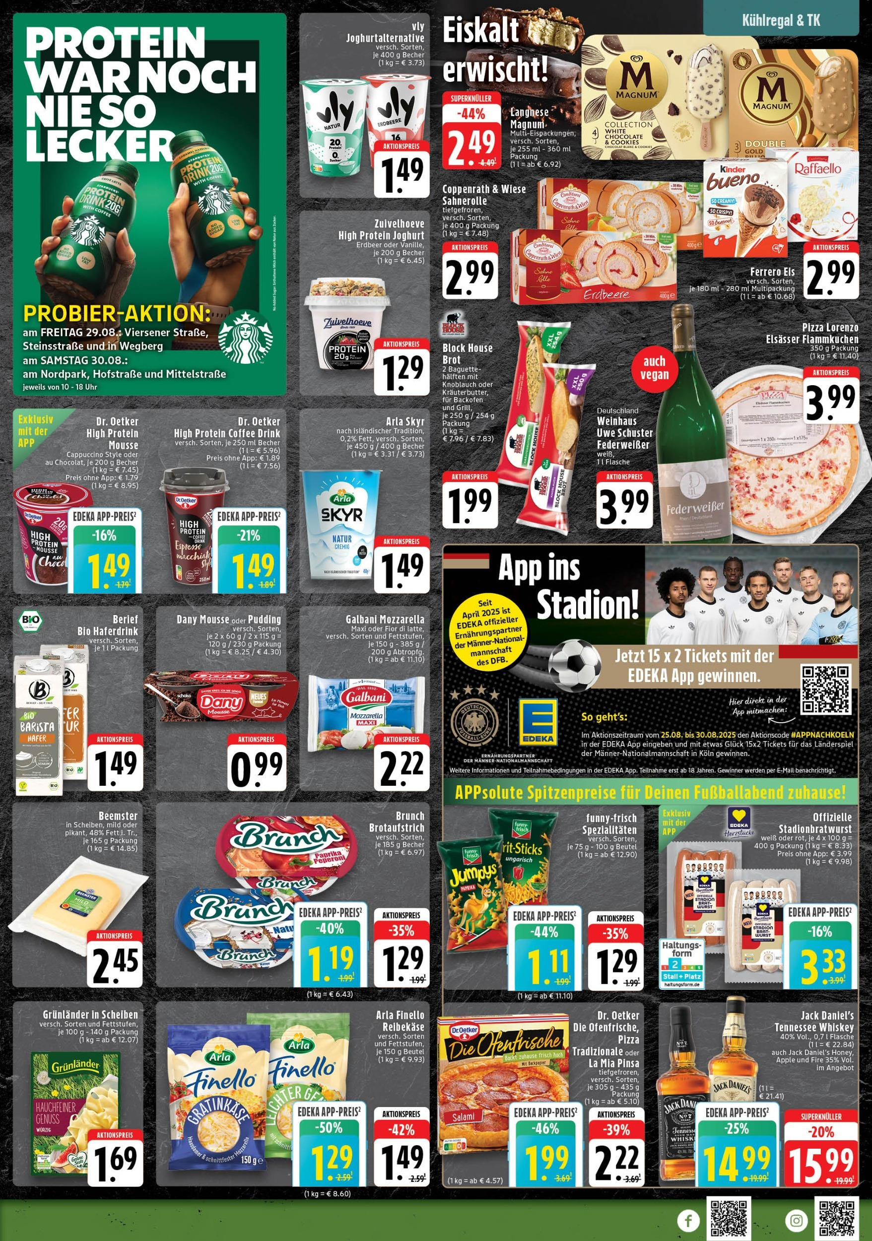 Edeka prospekt Mönchengladbach (ab 24.08.2025) » Angebote Online | Seite: 5 | Produkte: Langnese, Haferdrink, Brot, Sahne Edeka prospekt Mönchengladbach (ab 24.08.2025) » Angebote Online | Seite: 5 | Produkte: Langnese, Haferdrink, Brot, Sahne