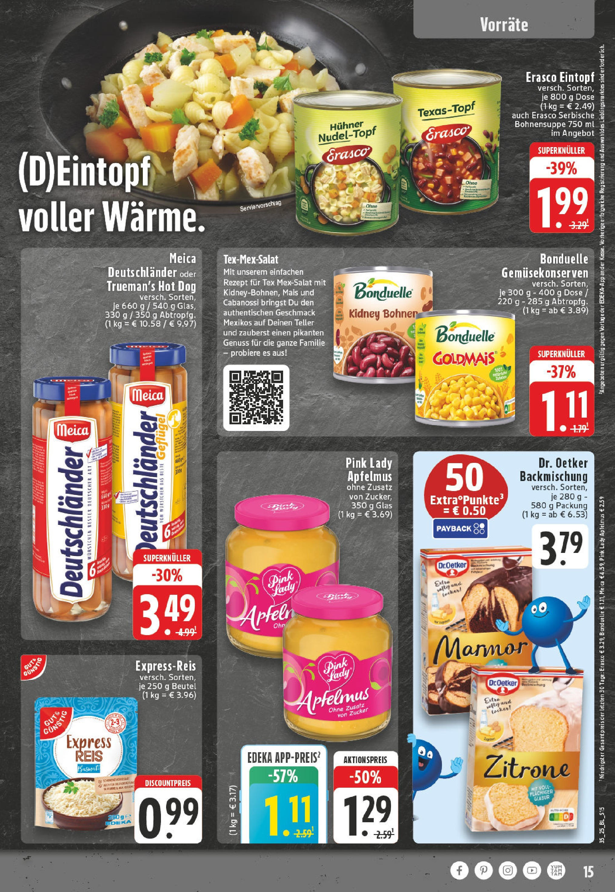 Edeka prospekt Iserlohn (ab 24.08.2025) » Angebote Online | Seite: 15 | Produkte: Apple, Zucker, Zitrone, Hut Edeka prospekt Iserlohn (ab 24.08.2025) » Angebote Online | Seite: 15 | Produkte: Apple, Zucker, Zitrone, Hut