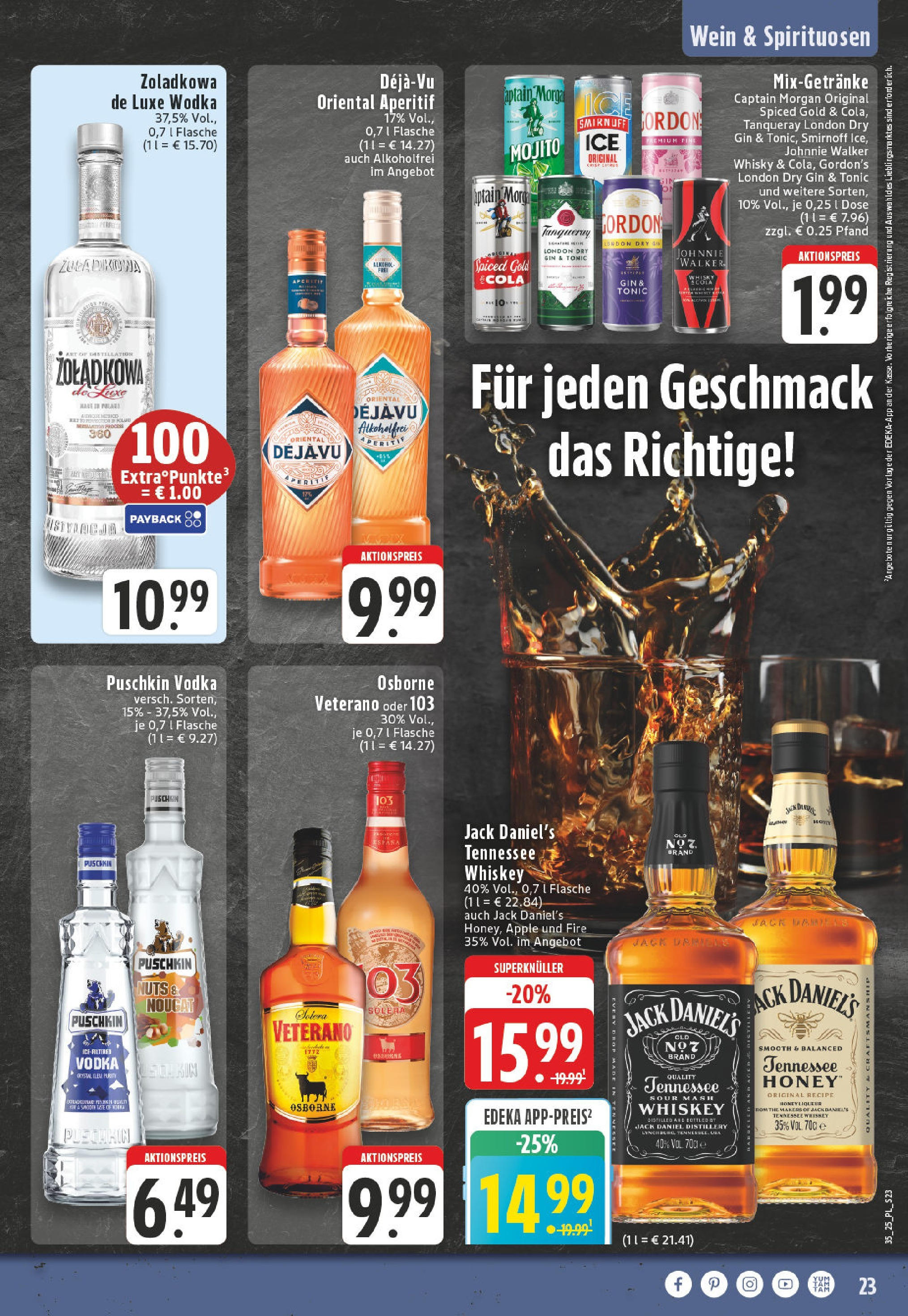 Edeka prospekt Castrop-Rauxel (ab 24.08.2025) » Angebote Online | Seite: 23 | Produkte: Apple, Smirnoff, Wein, Wodka Edeka prospekt Castrop-Rauxel (ab 24.08.2025) » Angebote Online | Seite: 23 | Produkte: Apple, Smirnoff, Wein, Wodka