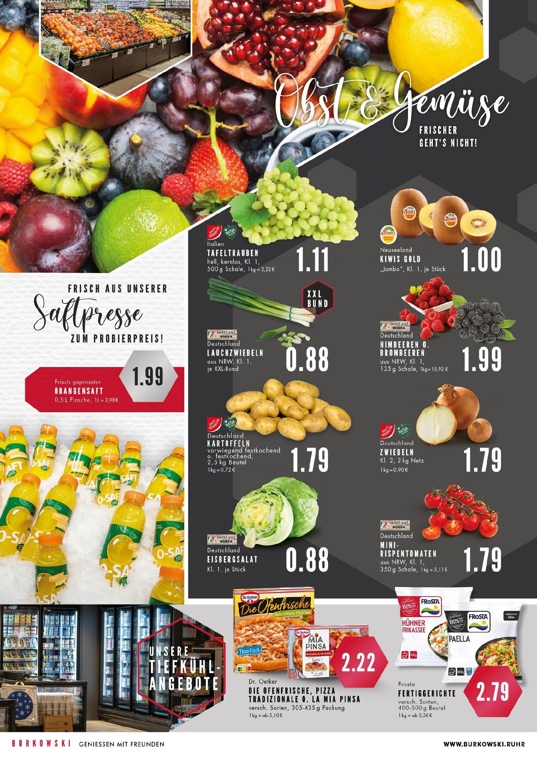 Edeka prospekt Essen (ab 25.08.2025) » Angebote Online | Seite: 6 | Produkte: Ofenfrische, Kartoffeln, Fertiggerichte, Kiwi Edeka prospekt Essen (ab 25.08.2025) » Angebote Online | Seite: 6 | Produkte: Ofenfrische, Kartoffeln, Fertiggerichte, Kiwi