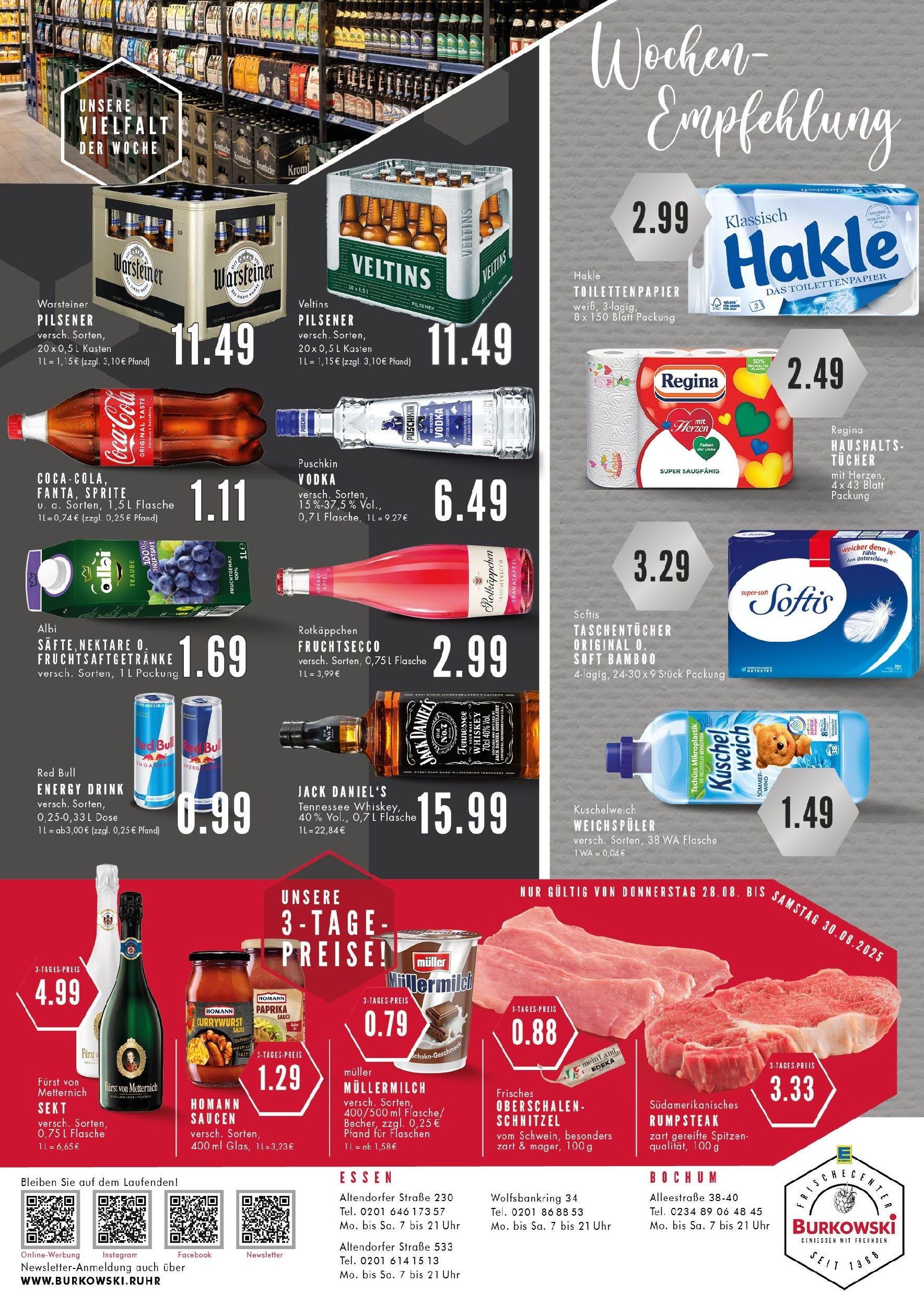 Edeka prospekt Essen (ab 25.08.2025) » Angebote Online | Seite: 8 | Produkte: Energy, Paprika, Steak, Uhr Edeka prospekt Essen (ab 25.08.2025) » Angebote Online | Seite: 8 | Produkte: Energy, Paprika, Steak, Uhr