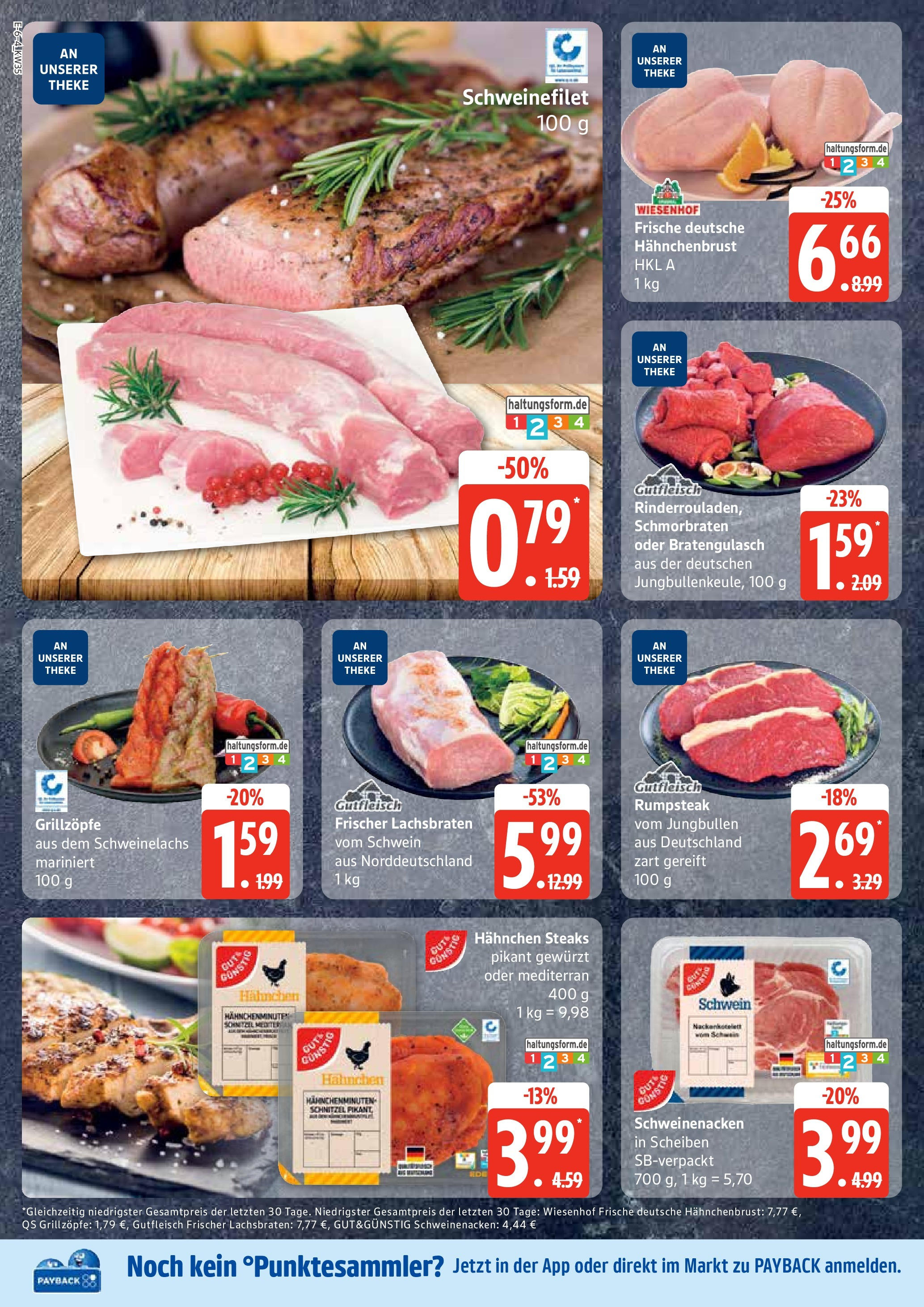 Marktkauf - Marktkauf: Wochenangebote (ab 24.08.2025) » Angebote ab Montag | Seite: 6 | Produkte: Rumpsteak, Hahnchen, Theke, Hahnchenbrust Marktkauf - Marktkauf: Wochenangebote (ab 24.08.2025) » Angebote online | Seite: 6 | Produkte: Rumpsteak, Hahnchen, Theke, Hahnchenbrust