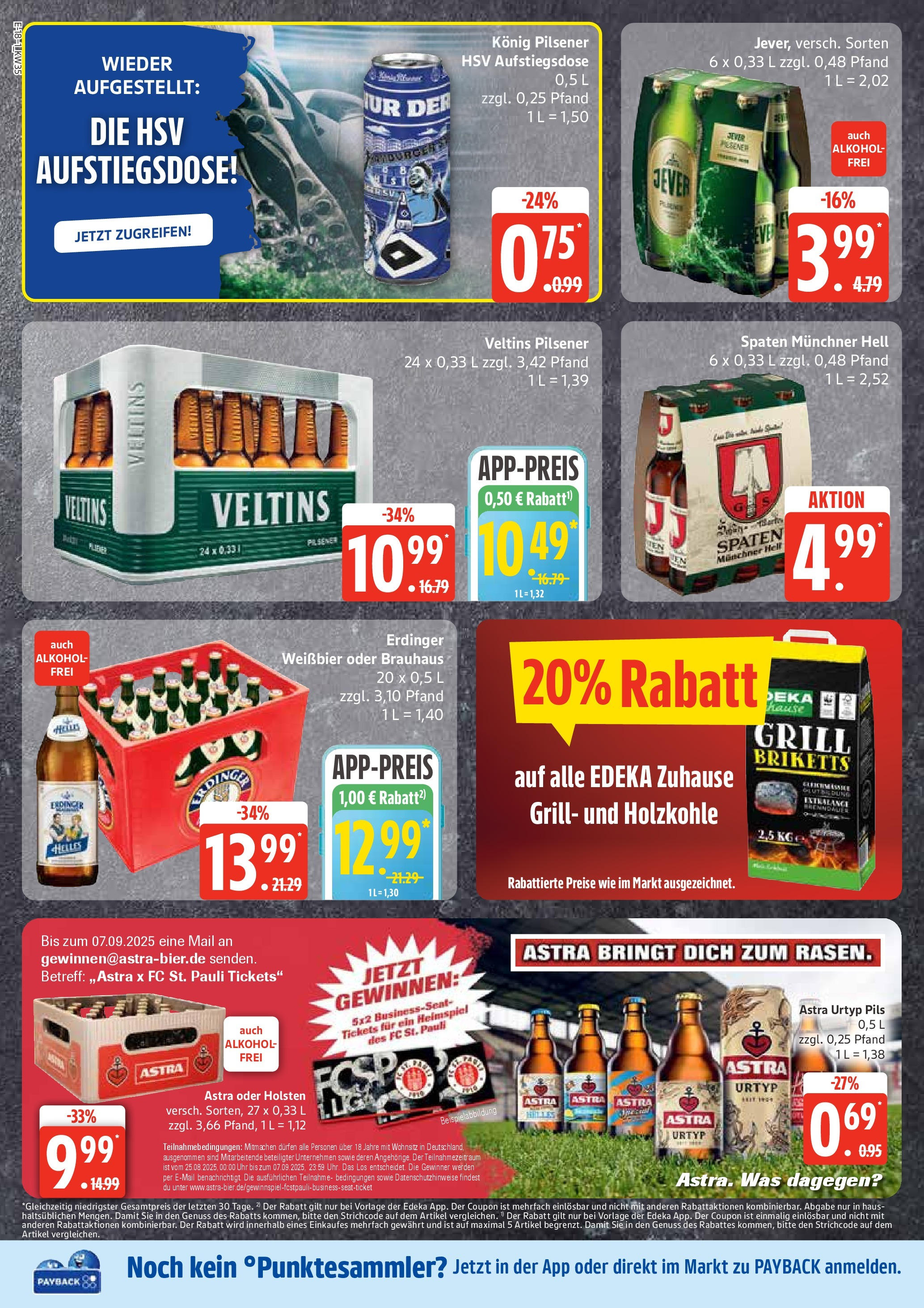 Marktkauf - Marktkauf: Wochenangebote (ab 24.08.2025) » Angebote ab Montag | Seite: 18 | Produkte: Konig pilsener, Weißbier, Astra, Uhr Marktkauf - Marktkauf: Wochenangebote (ab 24.08.2025) » Angebote online | Seite: 18 | Produkte: Konig pilsener, Weißbier, Astra, Uhr