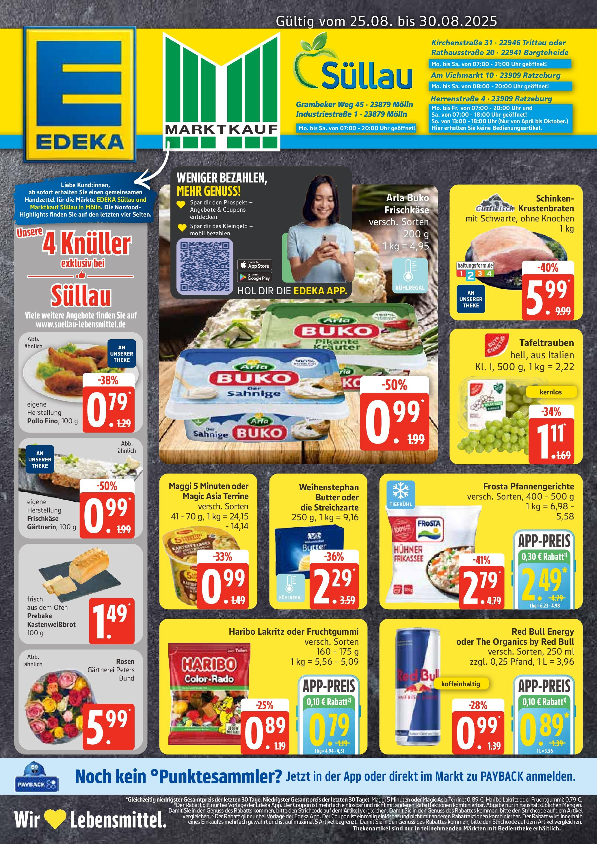 Marktkauf - Marktkauf: Wochenangebote (ab 24.08.2025) » Angebote ab Montag | Seite: 1 | Produkte: Red bull, Energy, Krustenbraten, Uhr Marktkauf - Marktkauf: Wochenangebote (ab 24.08.2025) » Angebote online | Seite: 1 | Produkte: Red bull, Energy, Krustenbraten, Uhr