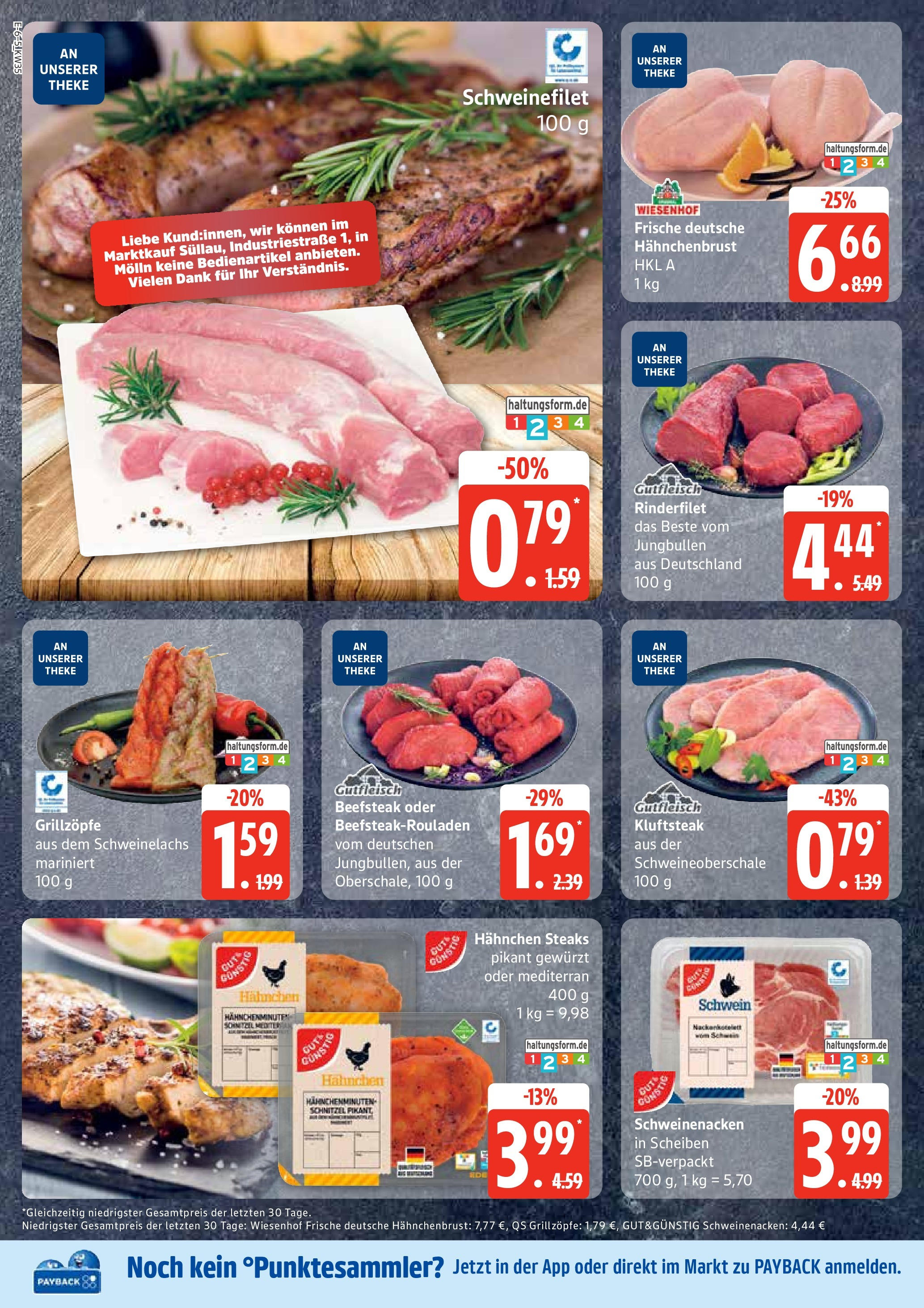 Marktkauf - Marktkauf: Wochenangebote (ab 24.08.2025) » Angebote ab Montag | Seite: 6 | Produkte: Hahnchen, Rinderfilet, Schweinenacken, Schweinefilet Marktkauf - Marktkauf: Wochenangebote (ab 24.08.2025) » Angebote online | Seite: 6 | Produkte: Hahnchen, Rinderfilet, Schweinenacken, Schweinefilet
