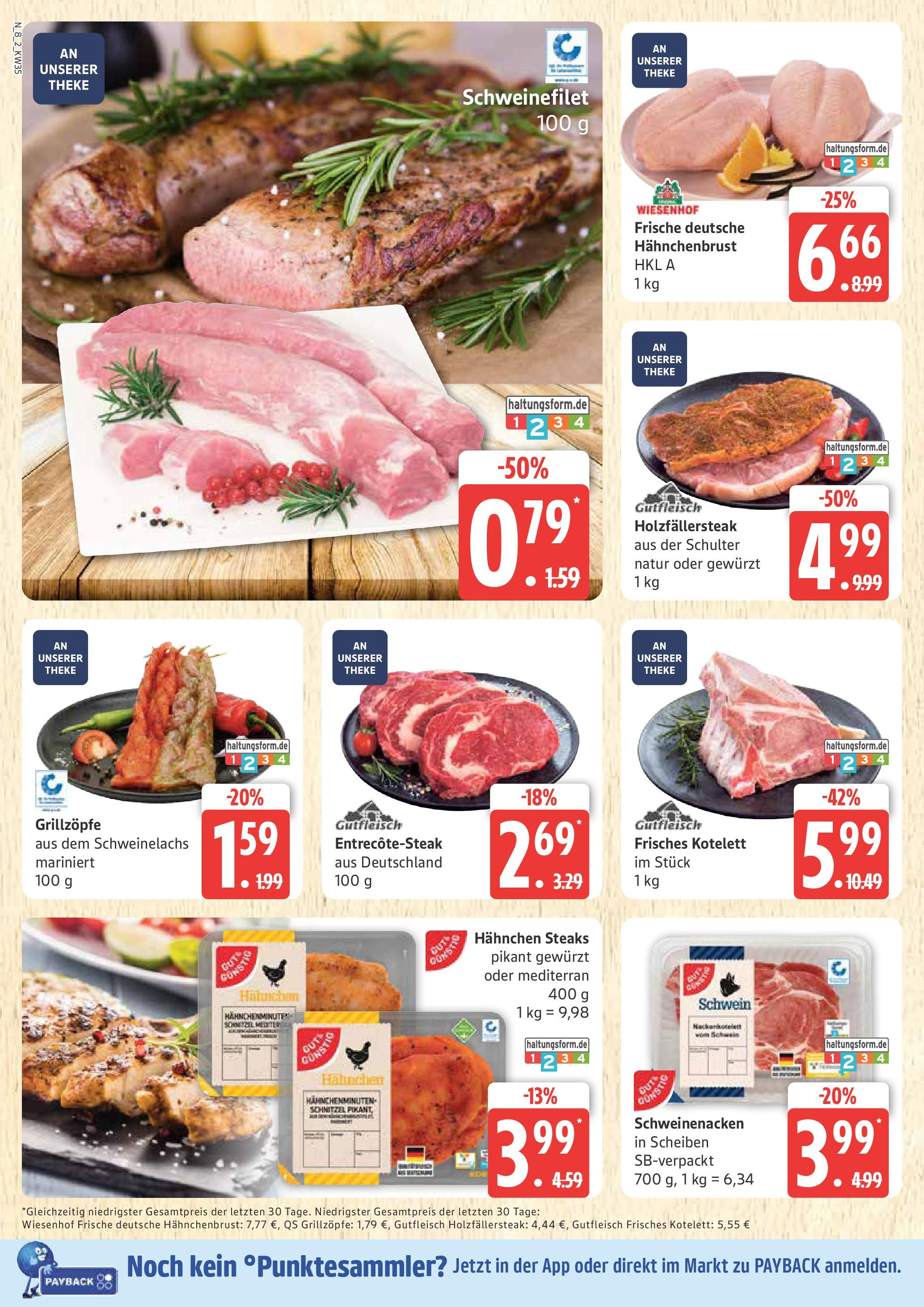 Marktkauf - Marktkauf: Wochenangebote (ab 24.08.2025) » Angebote ab Montag | Seite: 8 | Produkte: Hahnchen, Theke, Schweinefilet, Hahnchenbrust Marktkauf - Marktkauf: Wochenangebote (ab 24.08.2025) » Angebote online | Seite: 8 | Produkte: Hahnchen, Theke, Schweinefilet, Hahnchenbrust
