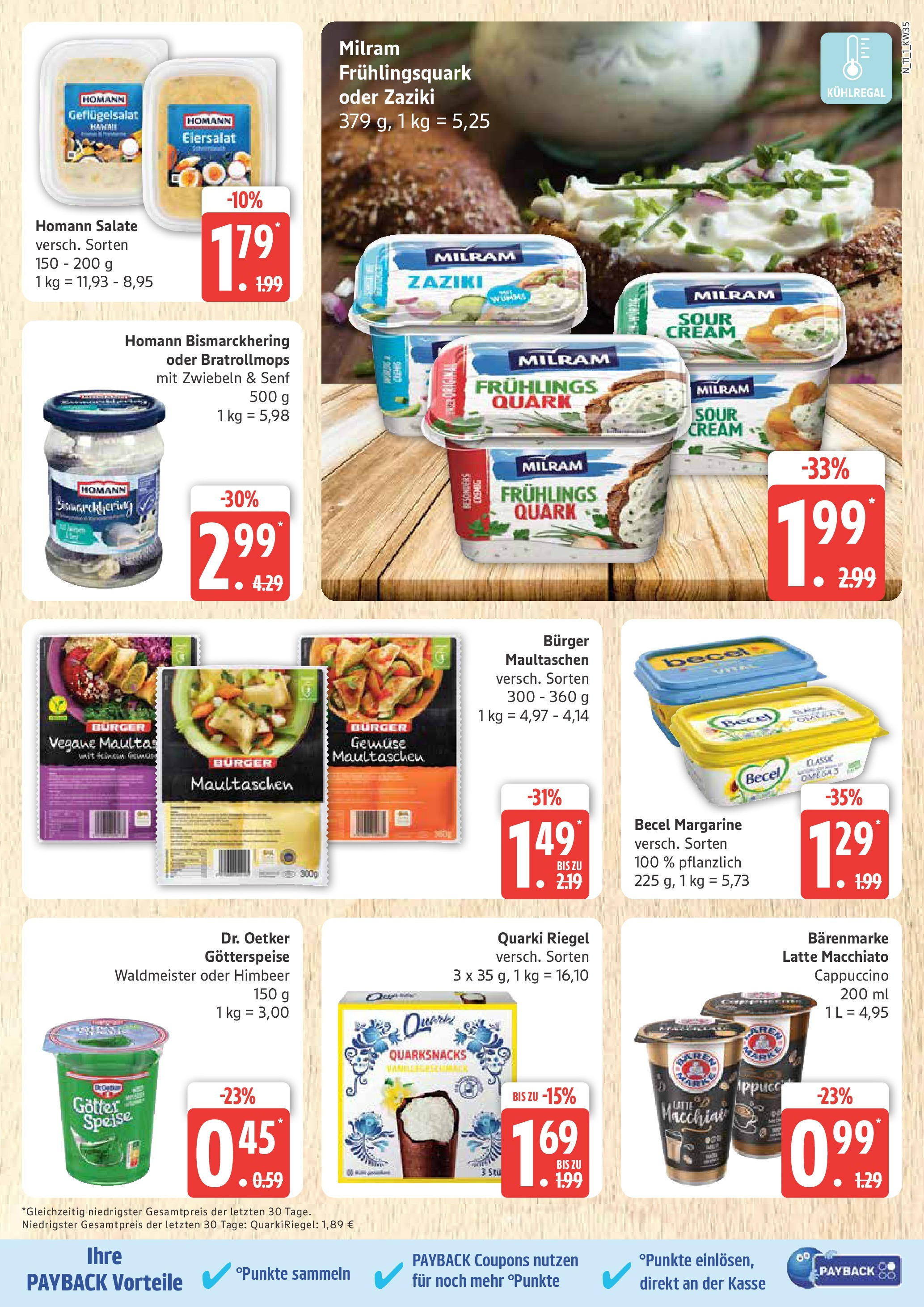 Marktkauf - Marktkauf: Wochenangebote (ab 24.08.2025) » Angebote ab Montag | Seite: 11 | Produkte: Quark, Becel, Burger, Zwiebeln Marktkauf - Marktkauf: Wochenangebote (ab 24.08.2025) » Angebote online | Seite: 11 | Produkte: Quark, Becel, Burger, Zwiebeln