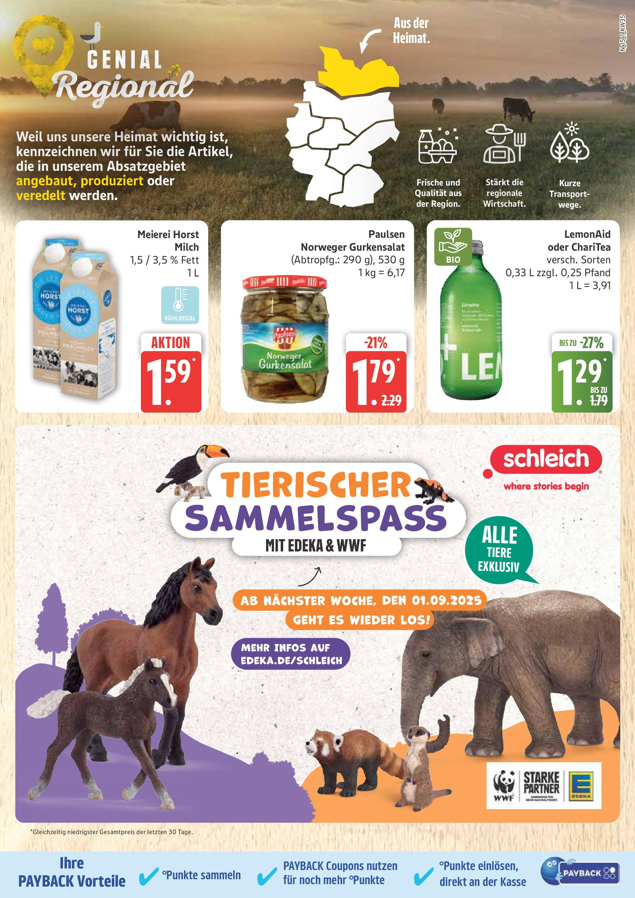 Marktkauf - Marktkauf: Wochenangebote (ab 24.08.2025) » Angebote ab Montag | Seite: 15 | Produkte: Milch Marktkauf - Marktkauf: Wochenangebote (ab 24.08.2025) » Angebote online | Seite: 15 | Produkte: Milch