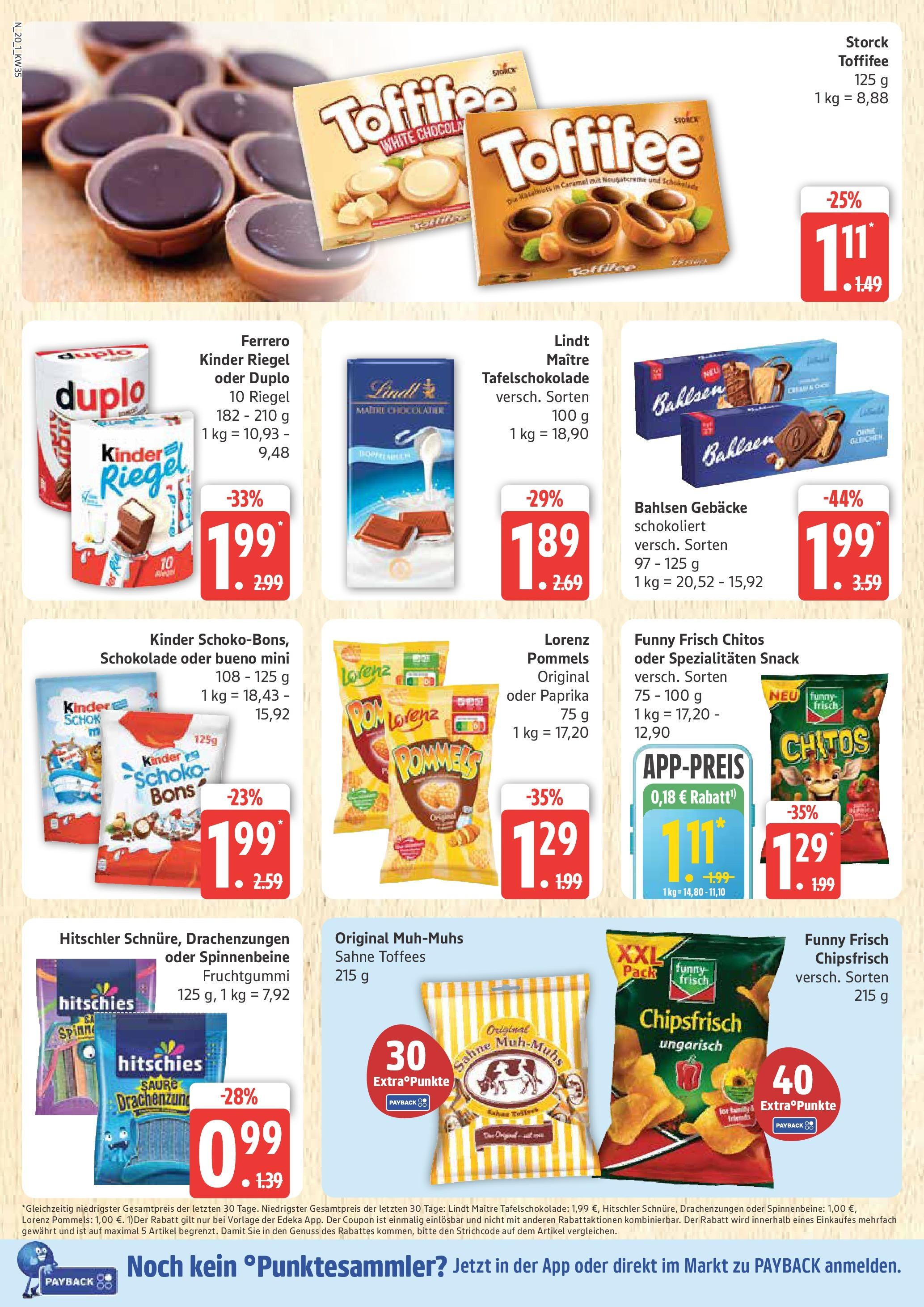 Marktkauf - Marktkauf: Wochenangebote (ab 24.08.2025) » Angebote ab Montag | Seite: 20 | Produkte: Funny frisch, Kinder riegel, Paprika, Sahne Marktkauf - Marktkauf: Wochenangebote (ab 24.08.2025) » Angebote online | Seite: 20 | Produkte: Funny frisch, Kinder riegel, Paprika, Sahne