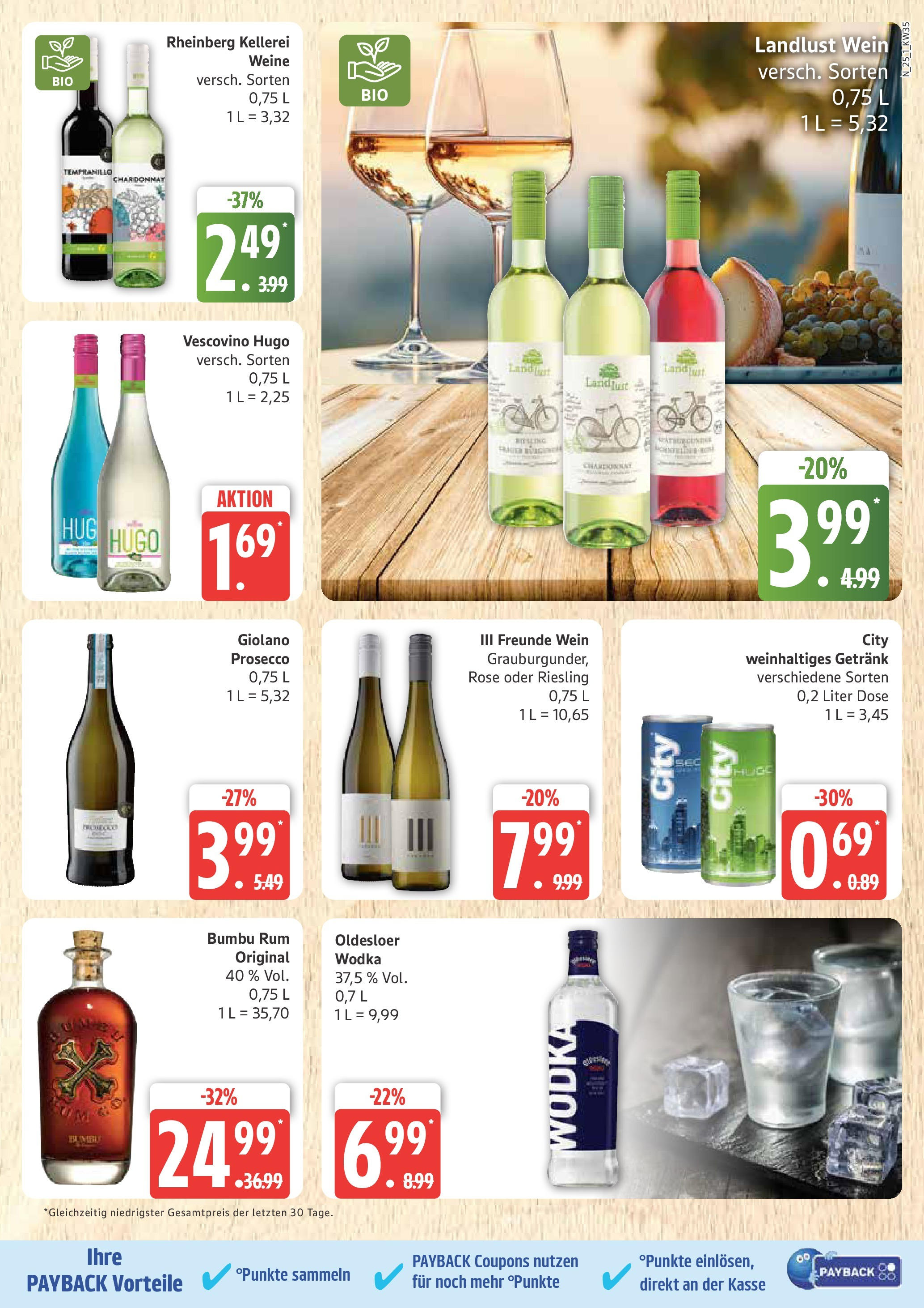 Marktkauf - Marktkauf: Wochenangebote (ab 24.08.2025) » Angebote ab Montag | Seite: 25 | Produkte: Rum, Wein, Hugo, Wodka Marktkauf - Marktkauf: Wochenangebote (ab 24.08.2025) » Angebote online | Seite: 25 | Produkte: Rum, Wein, Hugo, Wodka