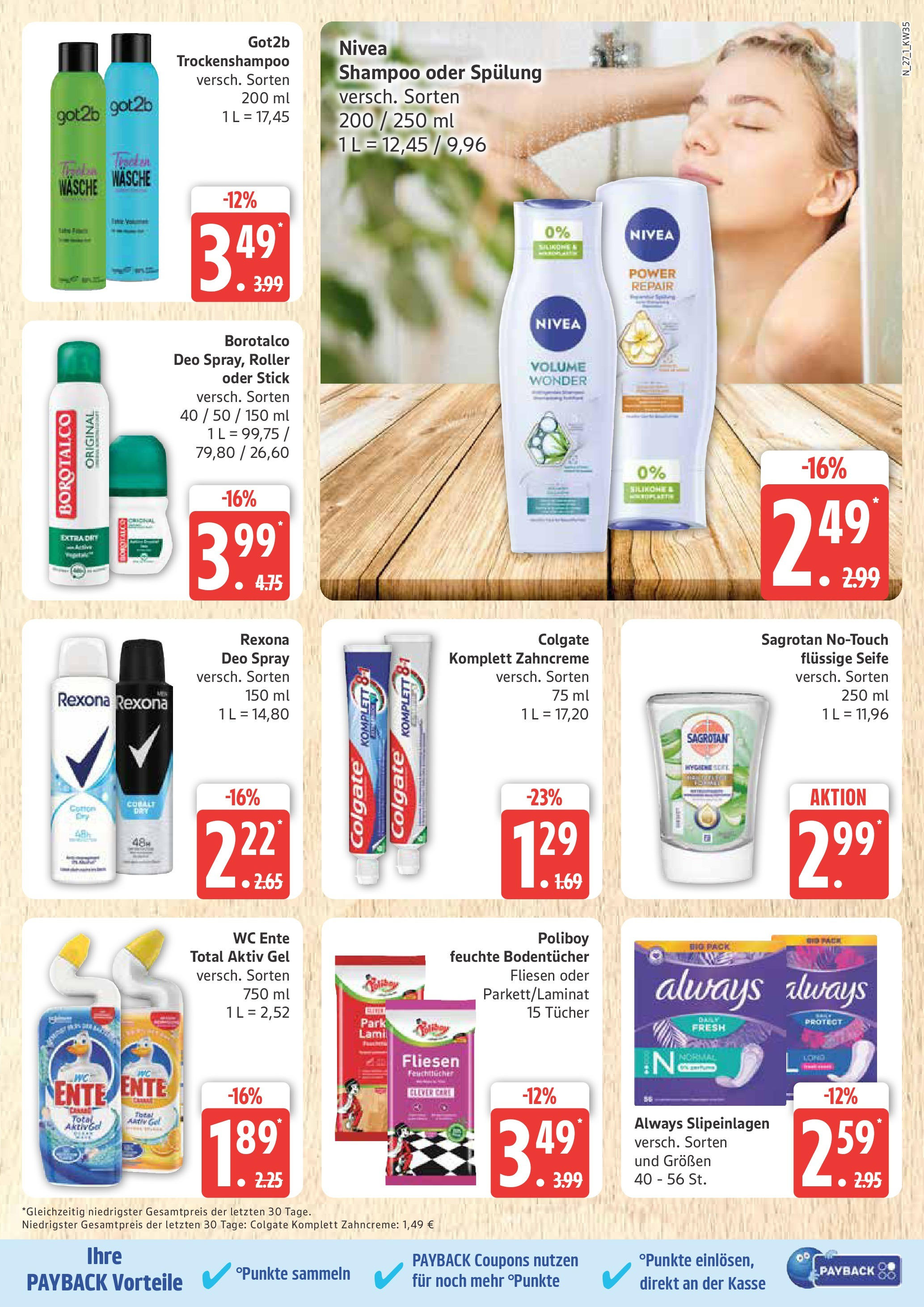Marktkauf - Marktkauf: Wochenangebote (ab 24.08.2025) » Angebote ab Montag | Seite: 27 | Produkte: Shampoo, Spülung, Seife, Ente Marktkauf - Marktkauf: Wochenangebote (ab 24.08.2025) » Angebote online | Seite: 27 | Produkte: Shampoo, Spülung, Seife, Ente