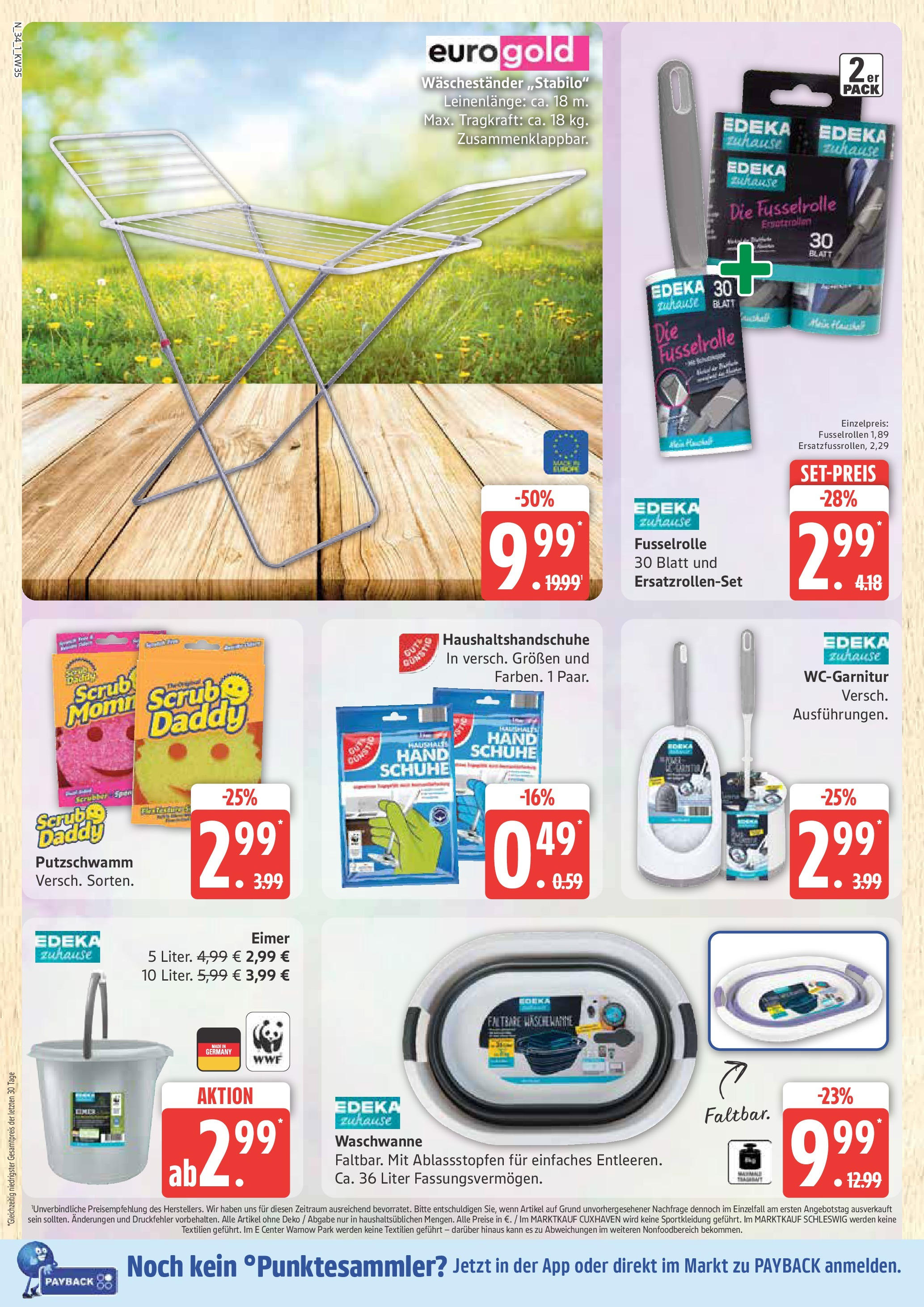 Marktkauf - Marktkauf: Wochenangebote (ab 24.08.2025) » Angebote ab Montag | Seite: 34 | Produkte: Waschestander Marktkauf - Marktkauf: Wochenangebote (ab 24.08.2025) » Angebote online | Seite: 34 | Produkte: Waschestander