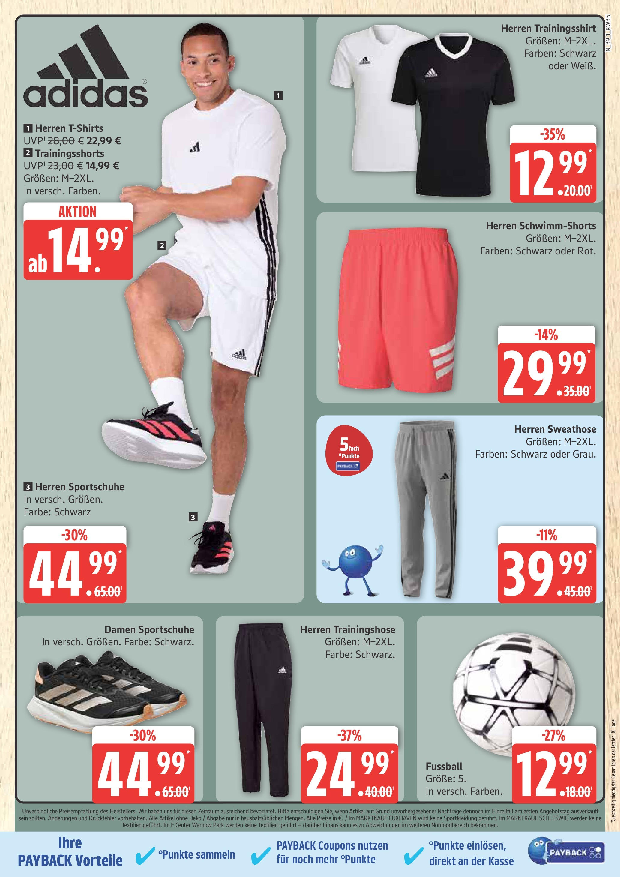 Marktkauf - Marktkauf: Wochenangebote (ab 24.08.2025) » Angebote ab Montag | Seite: 39 | Produkte: Sweathose, Trainingshose, Fußball Marktkauf - Marktkauf: Wochenangebote (ab 24.08.2025) » Angebote online | Seite: 39 | Produkte: Sweathose, Trainingshose, Fußball