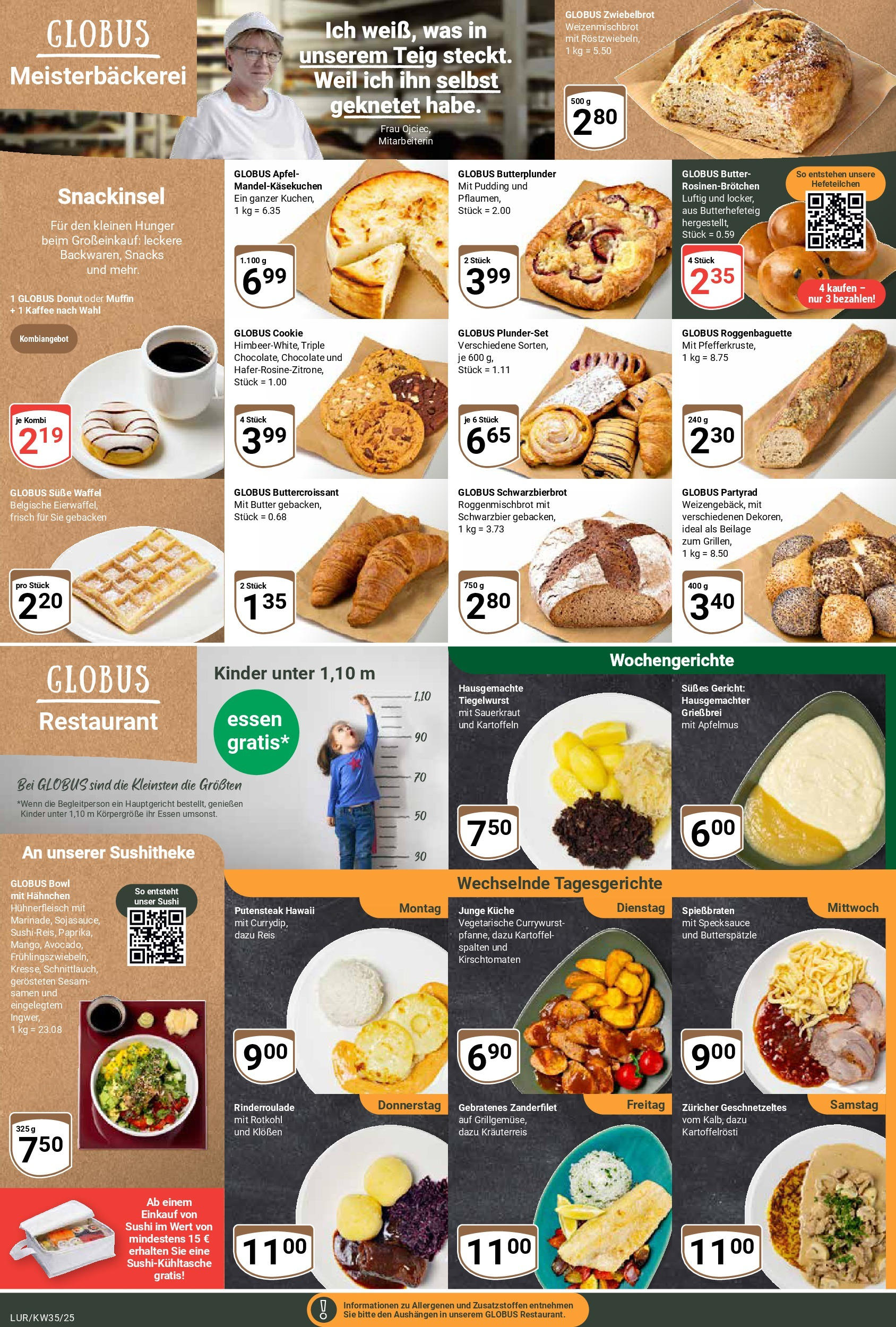 Globus prospekt Hamburg (ab 25.08.2025) » Angebote ab Montag | Seite: 9 | Produkte: Butter, Rotkohl, Kaffee, Pudding Globus prospekt Hamburg (ab 25.08.2025) » Angebote online | Seite: 9 | Produkte: Butter, Rotkohl, Kaffee, Pudding