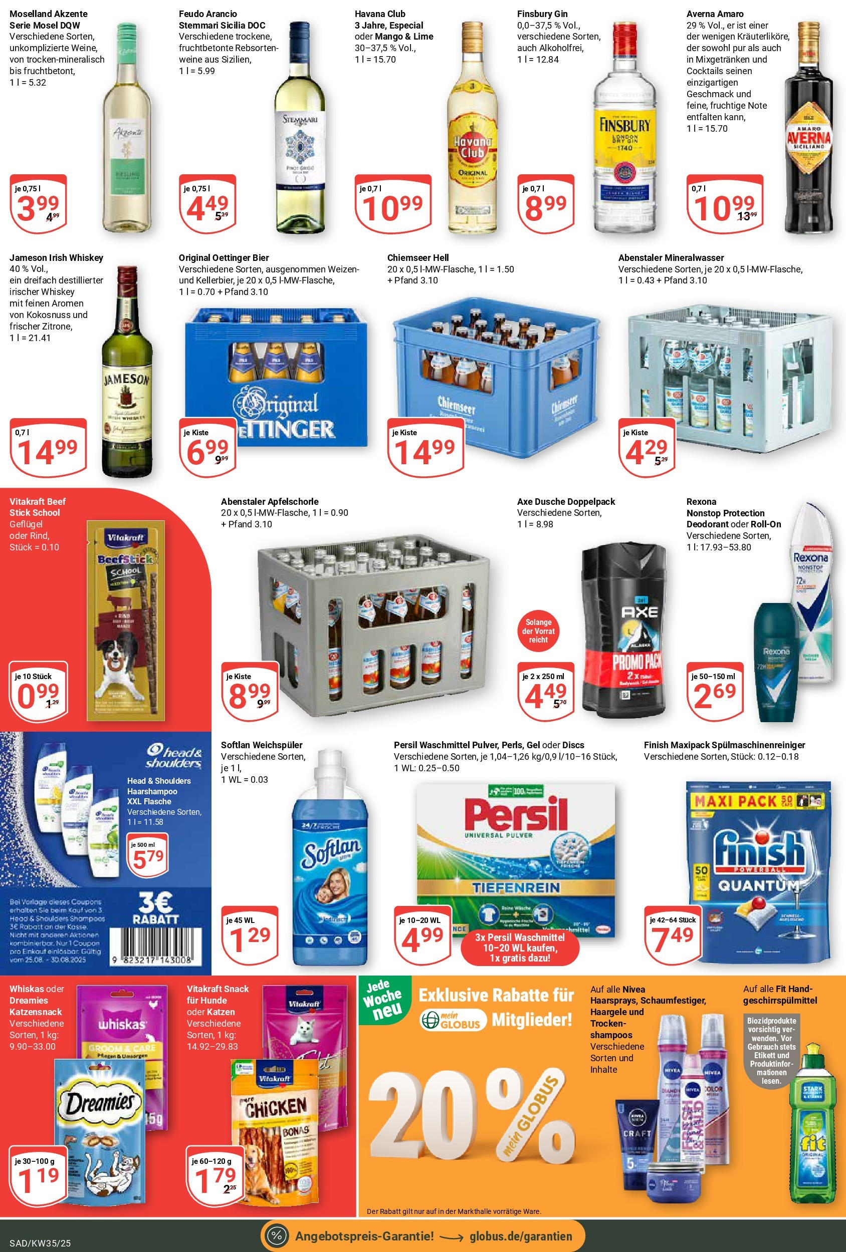 Globus prospekt Schwandorf (ab 24.08.2025) » Angebote ab Montag | Seite: 3 | Produkte: Dusche, Oettinger, Deodorant, Spülmaschinenreiniger Globus prospekt Schwandorf (ab 24.08.2025) » Angebote online | Seite: 3 | Produkte: Dusche, Oettinger, Deodorant, Spülmaschinenreiniger