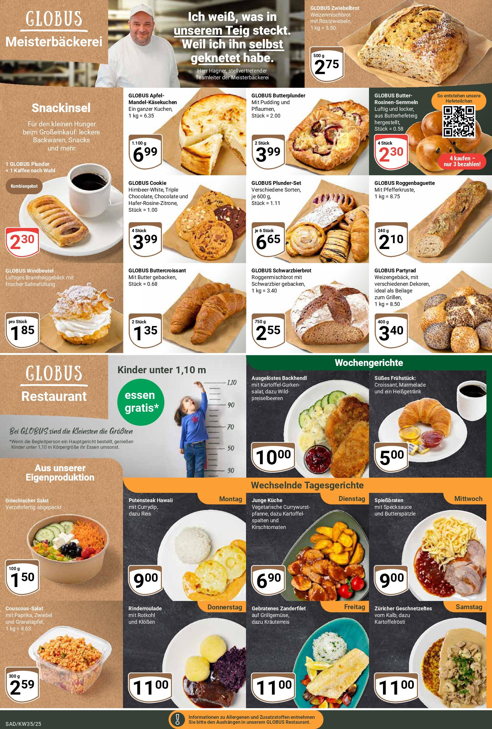 Globus prospekt Schwandorf (ab 24.08.2025) » Angebote ab Montag | Seite: 5 | Produkte: Küche, Pudding, Reis, Salat Globus prospekt Schwandorf (ab 24.08.2025) » Angebote online | Seite: 5 | Produkte: Küche, Pudding, Reis, Salat