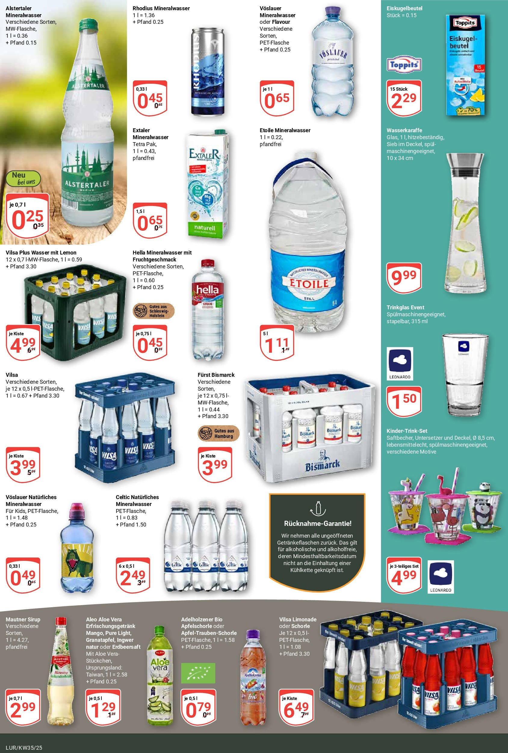 Globus prospekt Hamburg (ab 25.08.2025) » Angebote ab Montag | Seite: 18 | Produkte: Adelholzener, Limonade, Sirup, Mineralwasser Globus prospekt Hamburg (ab 25.08.2025) » Angebote online | Seite: 18 | Produkte: Adelholzener, Limonade, Sirup, Mineralwasser