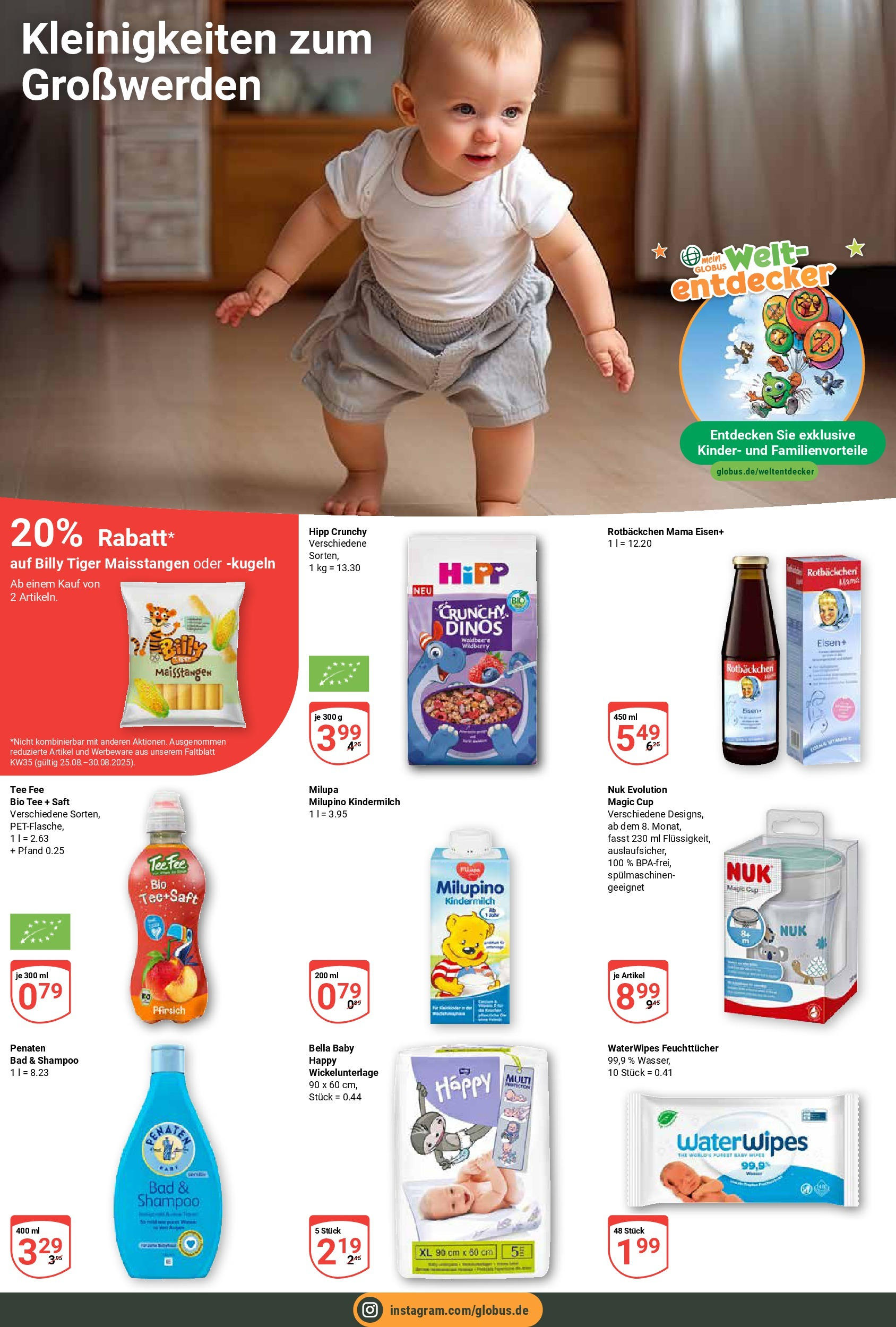 Globus prospekt Losheim Am See (ab 24.08.2025) » Angebote ab Montag | Seite: 18 | Produkte: Bad, Shampoo, Pfirsich, Saft Globus prospekt Losheim Am See (ab 24.08.2025) » Angebote online | Seite: 18 | Produkte: Bad, Shampoo, Pfirsich, Saft