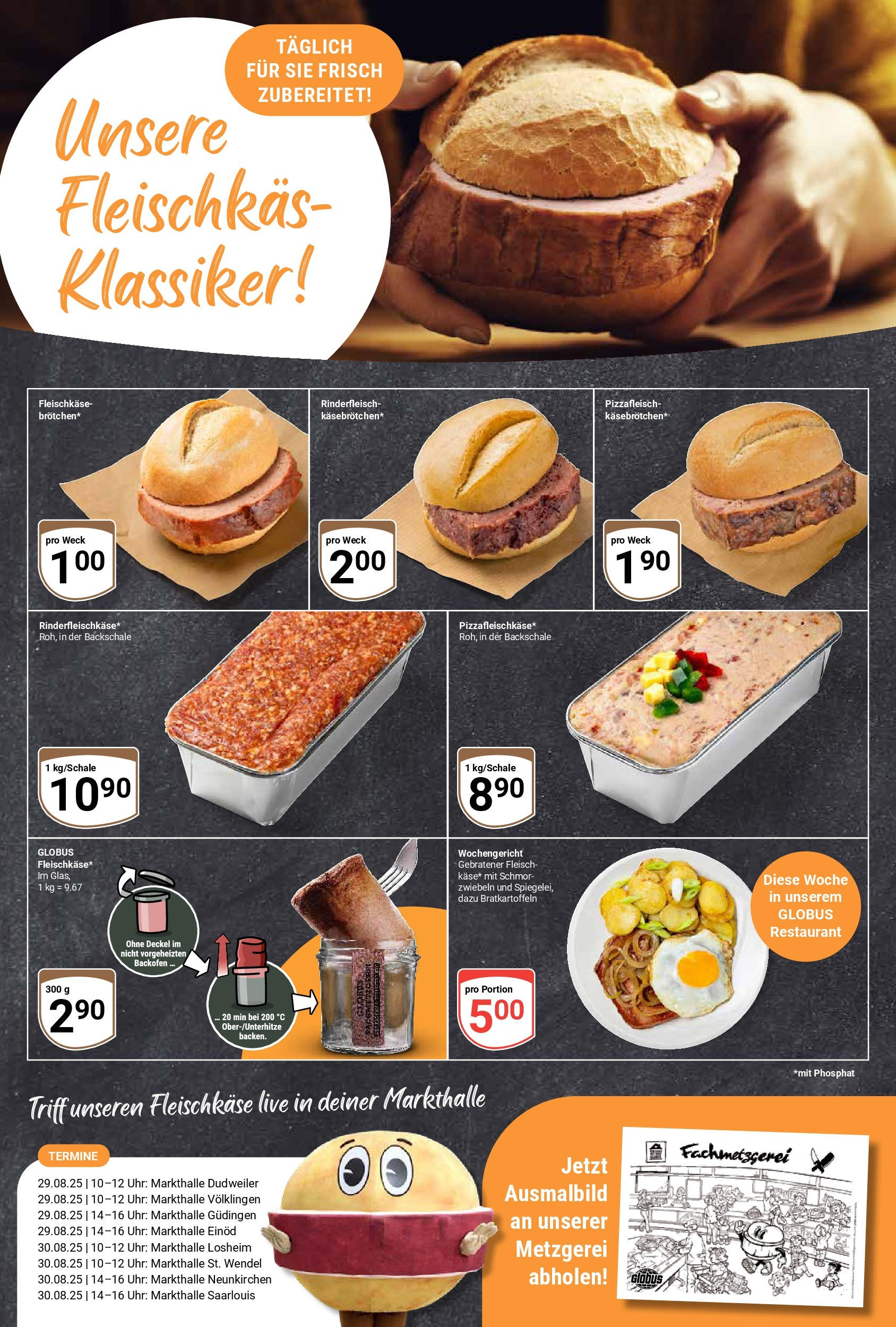 Globus prospekt Losheim Am See (ab 24.08.2025) » Angebote ab Montag | Seite: 2 | Produkte: Zwiebeln, Backofen, Fleisch, Uhr Globus prospekt Losheim Am See (ab 24.08.2025) » Angebote online | Seite: 2 | Produkte: Zwiebeln, Backofen, Fleisch, Uhr