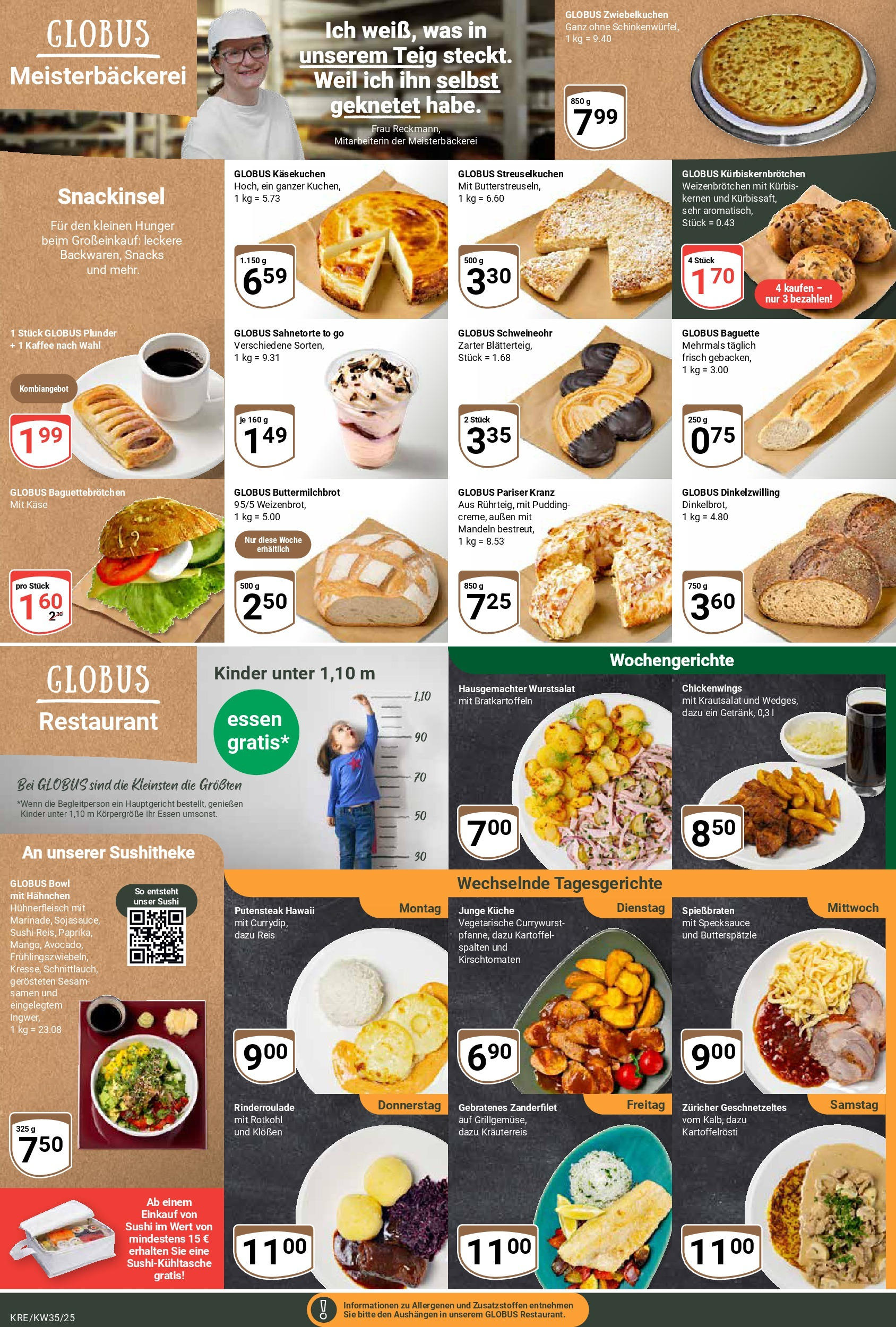 Globus prospekt Krefeld	 (ab 24.08.2025) » Angebote online | Seite: 7 | Produkte: Küche, Mandeln, Hühnerfleisch, Reis