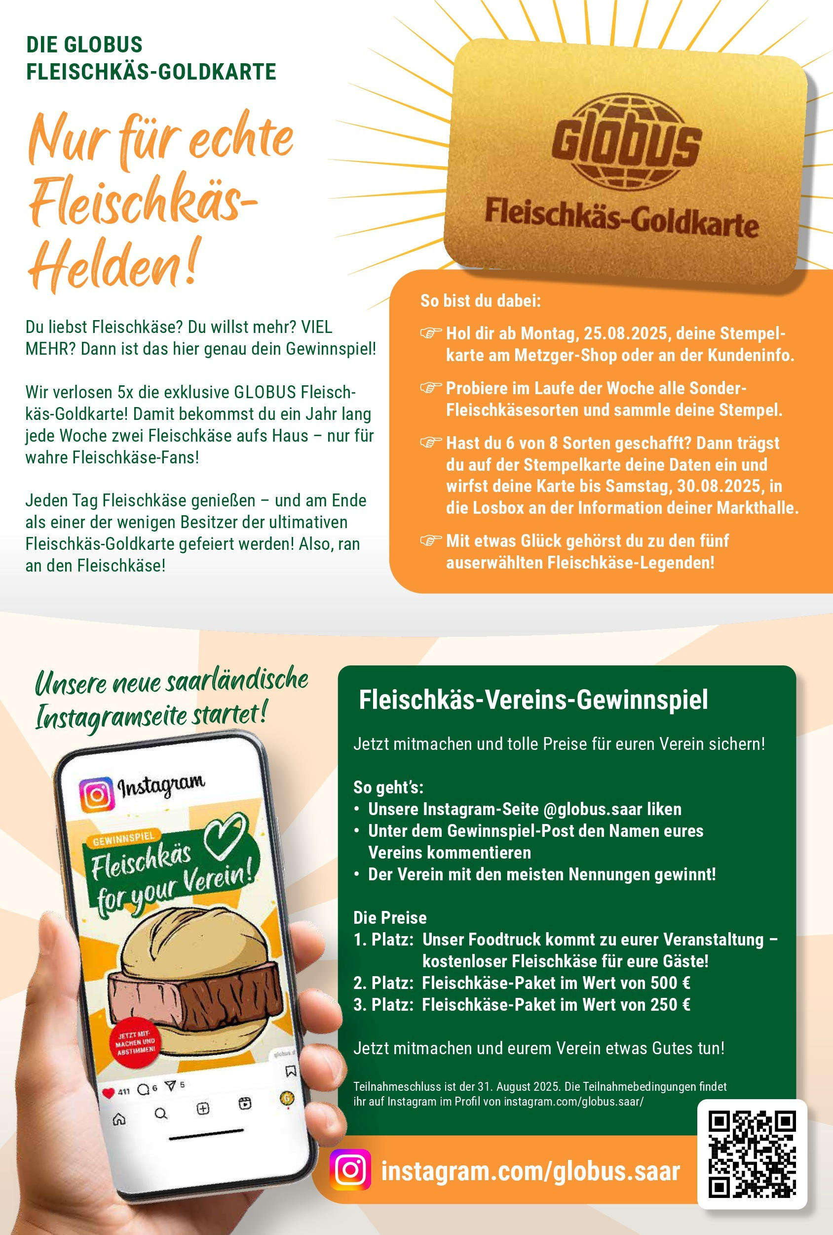 Globus prospekt Losheim Am See (ab 24.08.2025) » Angebote ab Montag | Seite: 3 | Produkte: Fleisch Globus prospekt Losheim Am See (ab 24.08.2025) » Angebote online | Seite: 3 | Produkte: Fleisch