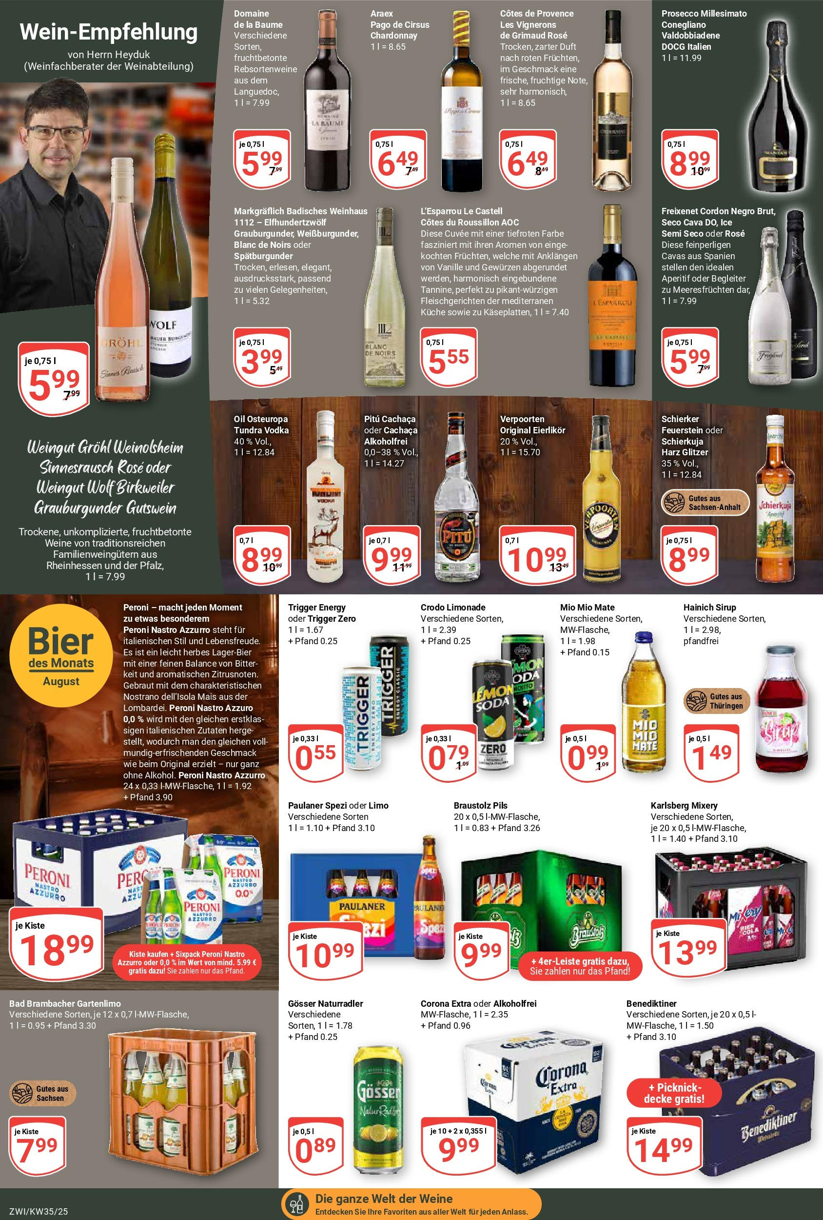 Globus prospekt Zwickau (ab 24.08.2025) » Angebote ab Montag | Seite: 14 | Produkte: Energy, Bad, Limonade, Mio mio mate Globus prospekt Zwickau (ab 24.08.2025) » Angebote online | Seite: 14 | Produkte: Energy, Bad, Limonade, Mio mio mate
