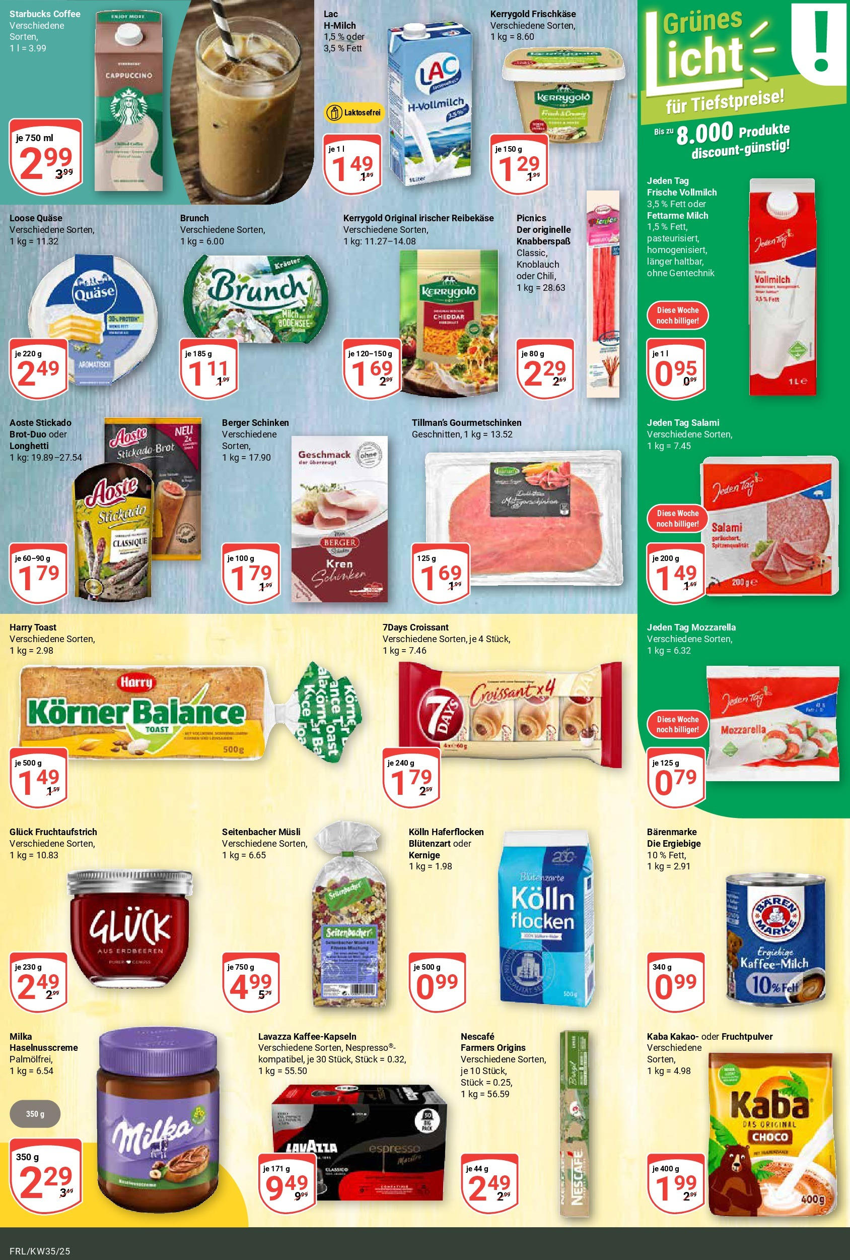 Globus prospekt Freilassing (ab 24.08.2025) » Angebote ab Montag | Seite: 10 | Produkte: Lavazza, Milka, Salami, Flocken Globus prospekt Freilassing (ab 24.08.2025) » Angebote online | Seite: 10 | Produkte: Lavazza, Milka, Salami, Flocken