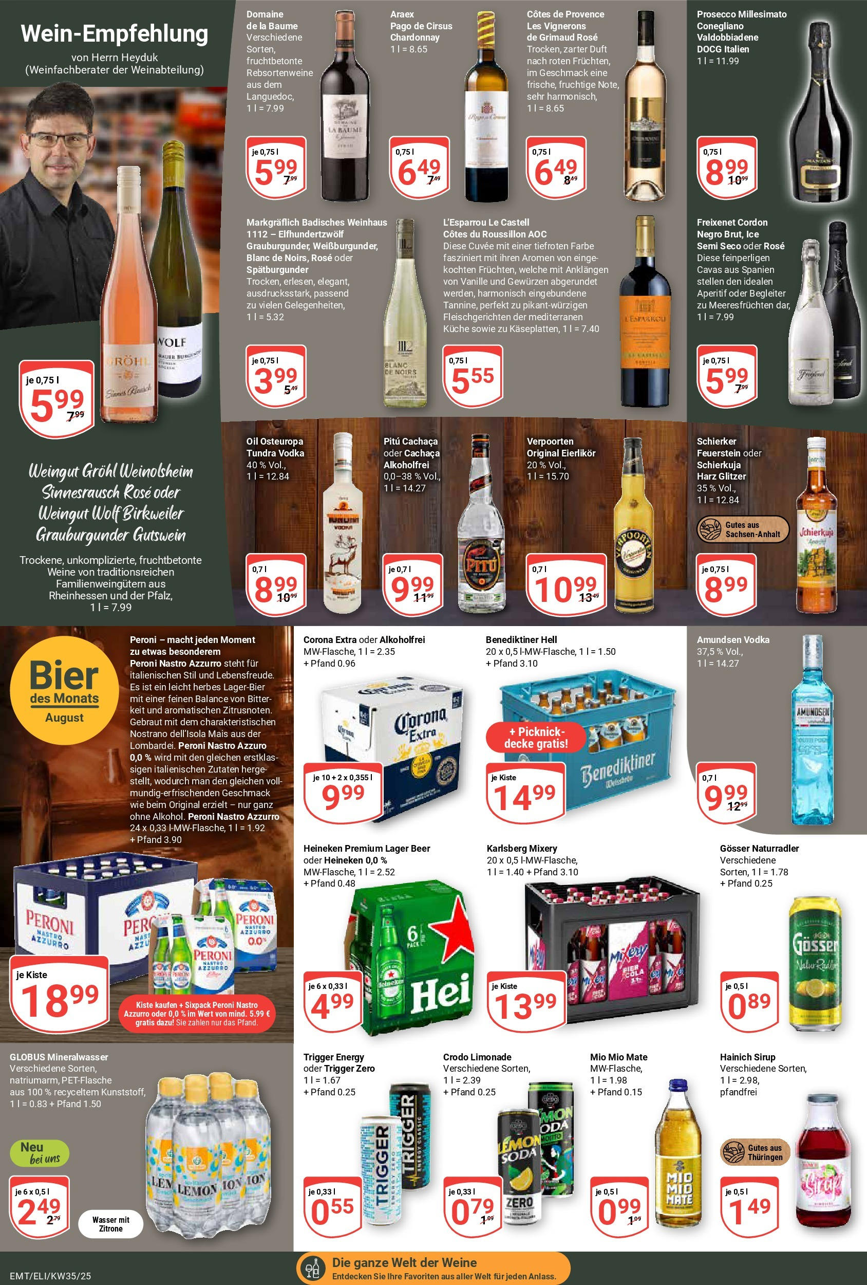 Globus prospekt Erfurt-Linderbach (ab 24.08.2025) » Angebote ab Montag | Seite: 11 | Produkte: Duft, Limonade, Mineralwasser, Prosecco Globus prospekt Erfurt-Linderbach (ab 24.08.2025) » Angebote online | Seite: 11 | Produkte: Duft, Limonade, Mineralwasser, Prosecco