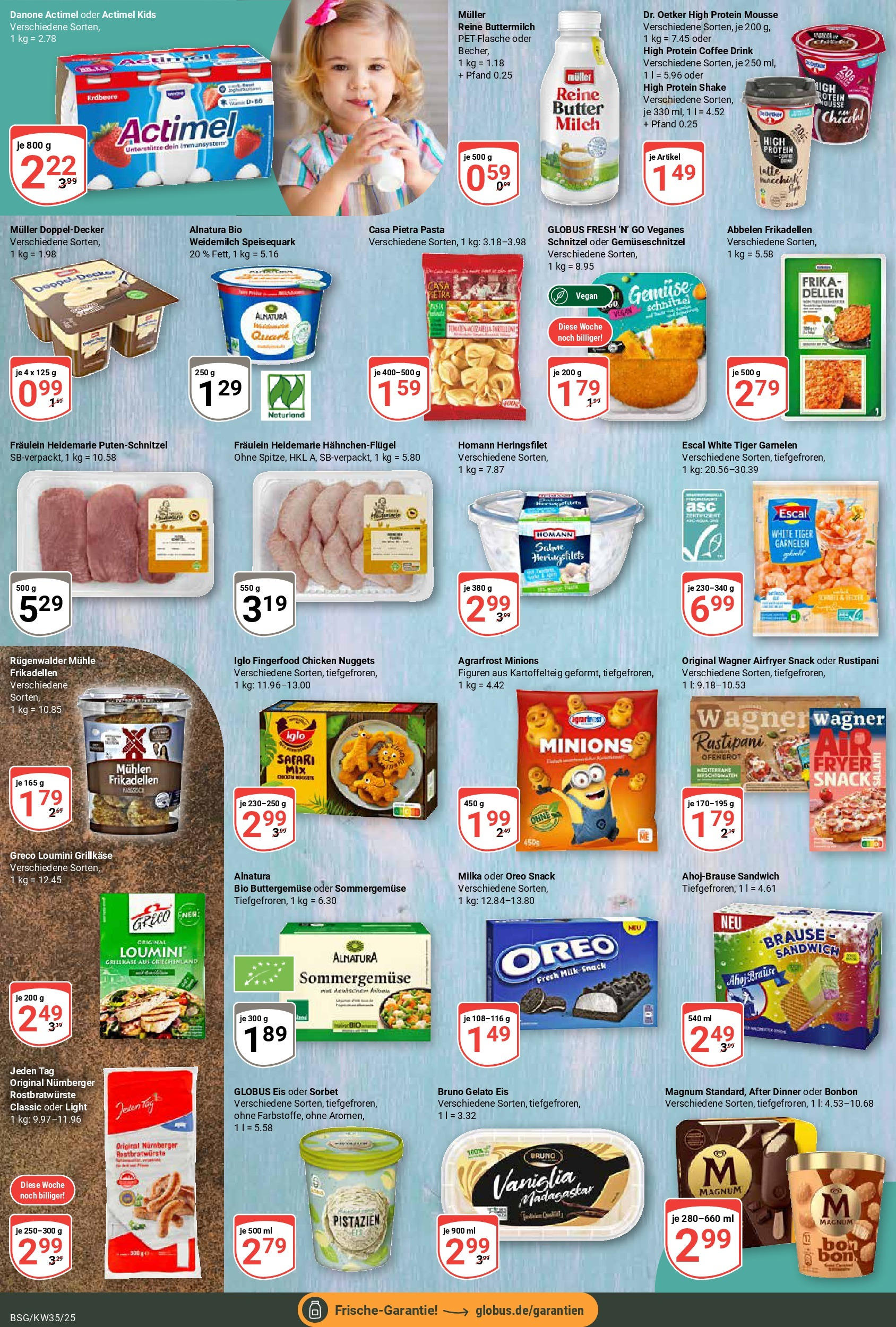 Globus prospekt Braunschweig (ab 24.08.2025) » Angebote ab Montag | Seite: 8 | Produkte: Milch, Butter, Pistazien, Tiger garnelen Globus prospekt Braunschweig (ab 24.08.2025) » Angebote online | Seite: 8 | Produkte: Milch, Butter, Pistazien, Tiger garnelen