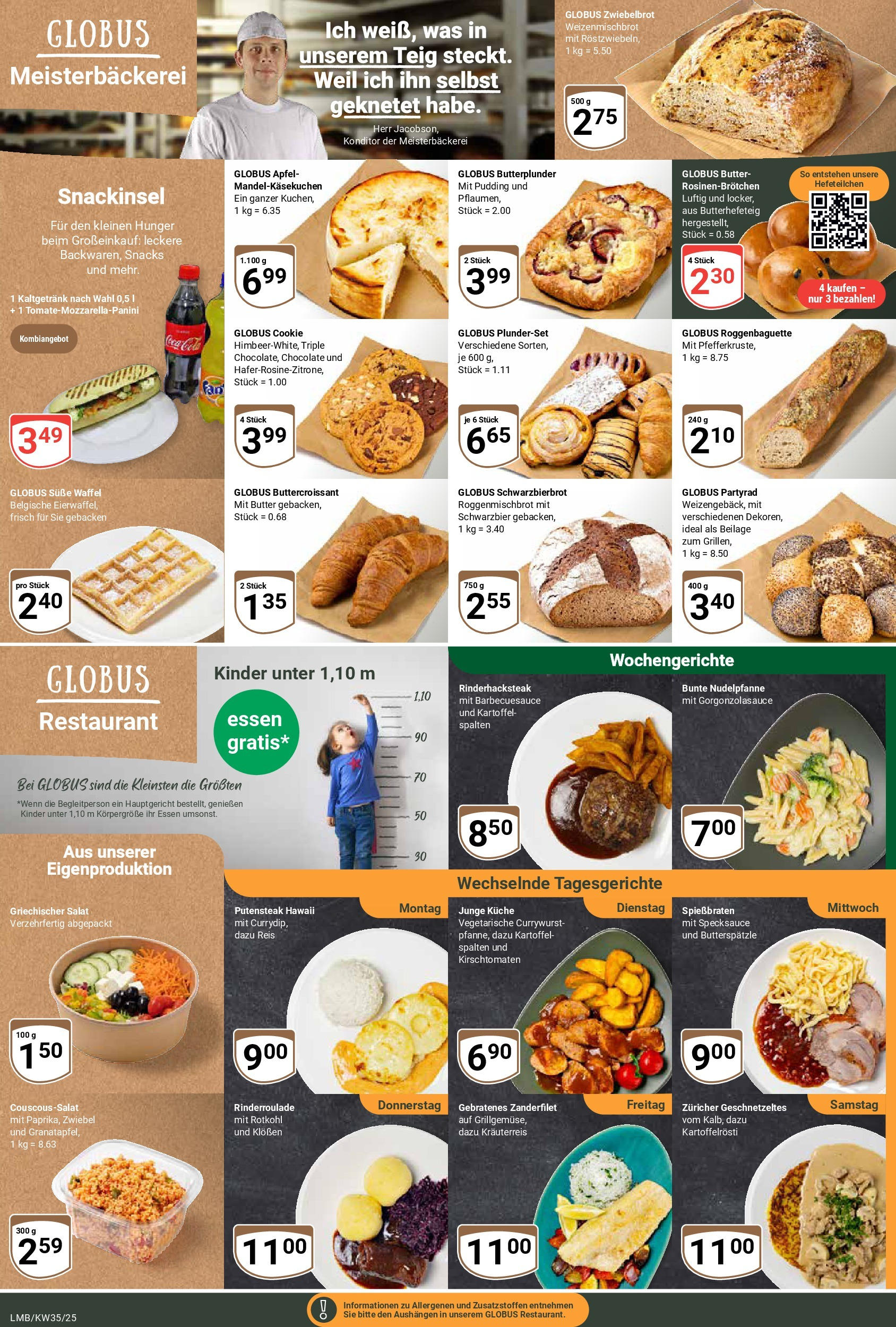 Globus prospekt Limburg (ab 24.08.2025) » Angebote ab Montag | Seite: 7 | Produkte: Butter, Rotkohl, Äpfel, Salat Globus prospekt Limburg (ab 24.08.2025) » Angebote online | Seite: 7 | Produkte: Butter, Rotkohl, Äpfel, Salat