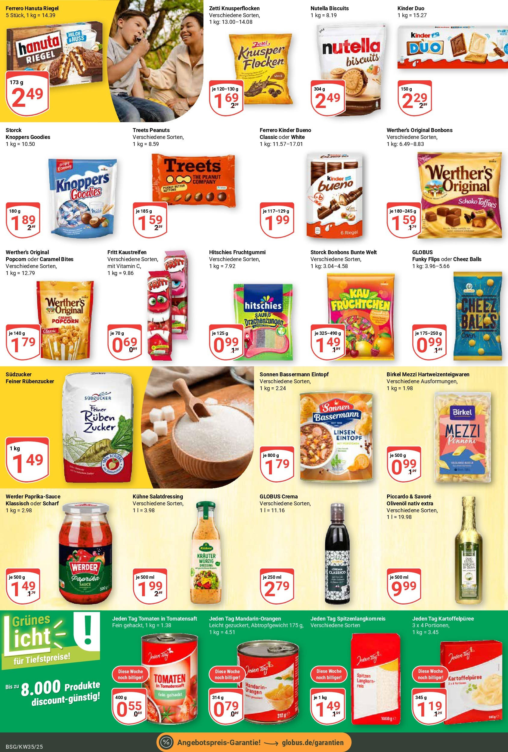Globus prospekt Braunschweig (ab 24.08.2025) » Angebote ab Montag | Seite: 11 | Produkte: Kinder bueno, Orangen, Tomaten, Paprika Globus prospekt Braunschweig (ab 24.08.2025) » Angebote online | Seite: 11 | Produkte: Kinder bueno, Orangen, Tomaten, Paprika
