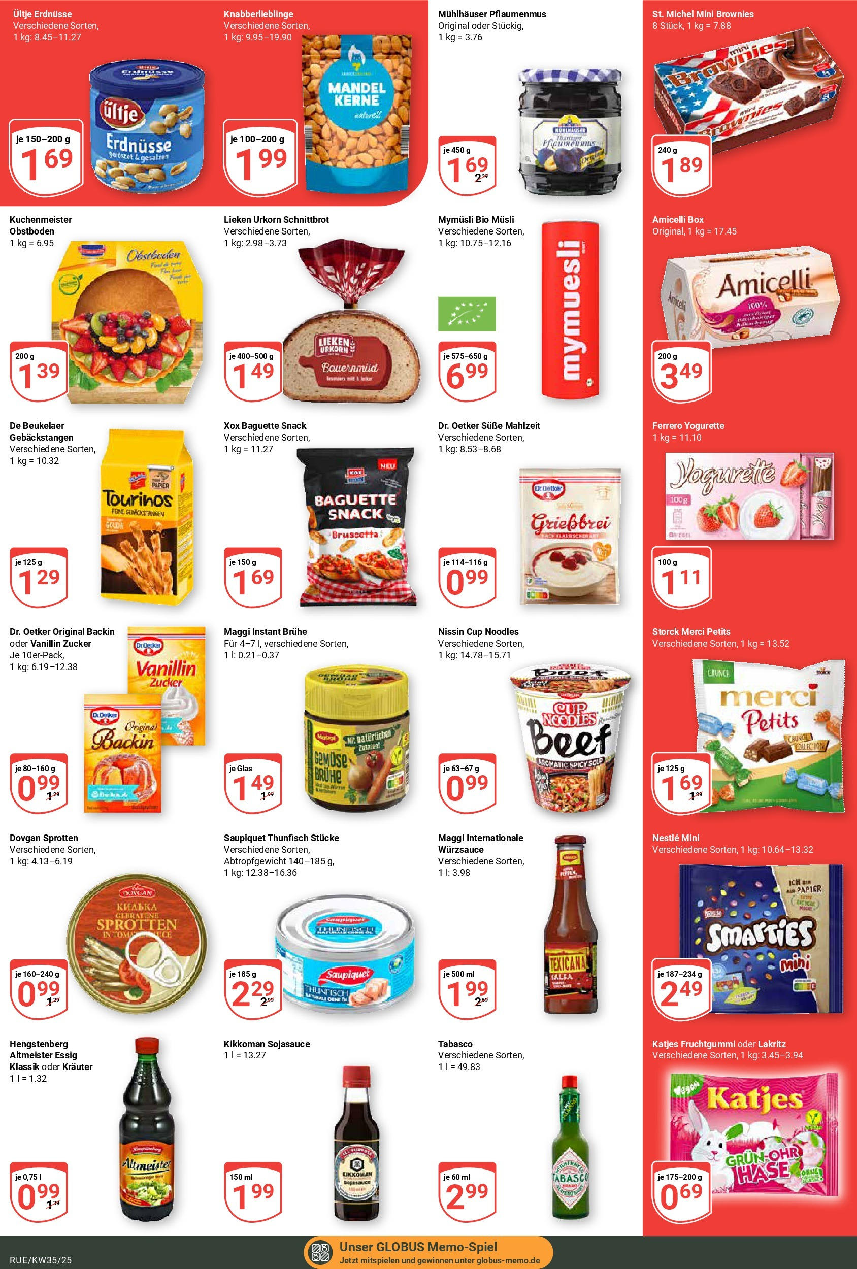 Globus prospekt Rüsselsheim (ab 24.08.2025) » Angebote ab Montag | Seite: 3 | Produkte: Erdnüsse, Maggi, Thunfisch, Essig Globus prospekt Rüsselsheim (ab 24.08.2025) » Angebote online | Seite: 3 | Produkte: Erdnüsse, Maggi, Thunfisch, Essig