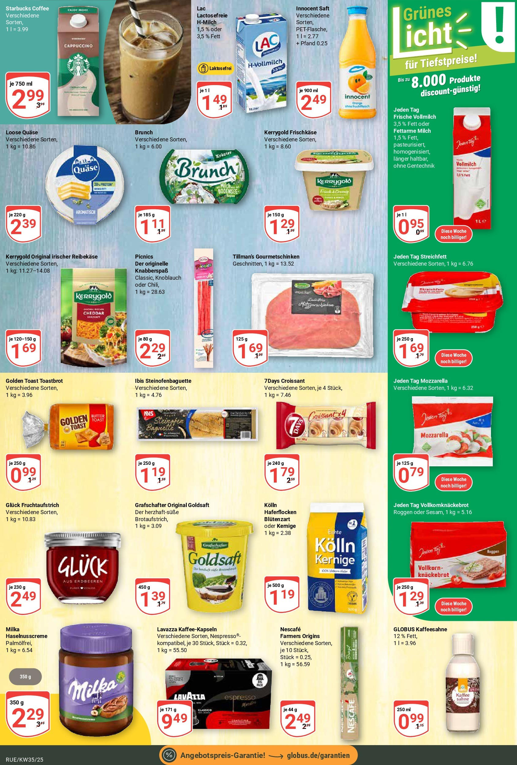 Globus prospekt Rüsselsheim (ab 24.08.2025) » Angebote ab Montag | Seite: 11 | Produkte: Kolln, Milch, Baguette, Erdbeeren Globus prospekt Rüsselsheim (ab 24.08.2025) » Angebote online | Seite: 11 | Produkte: Kolln, Milch, Baguette, Erdbeeren