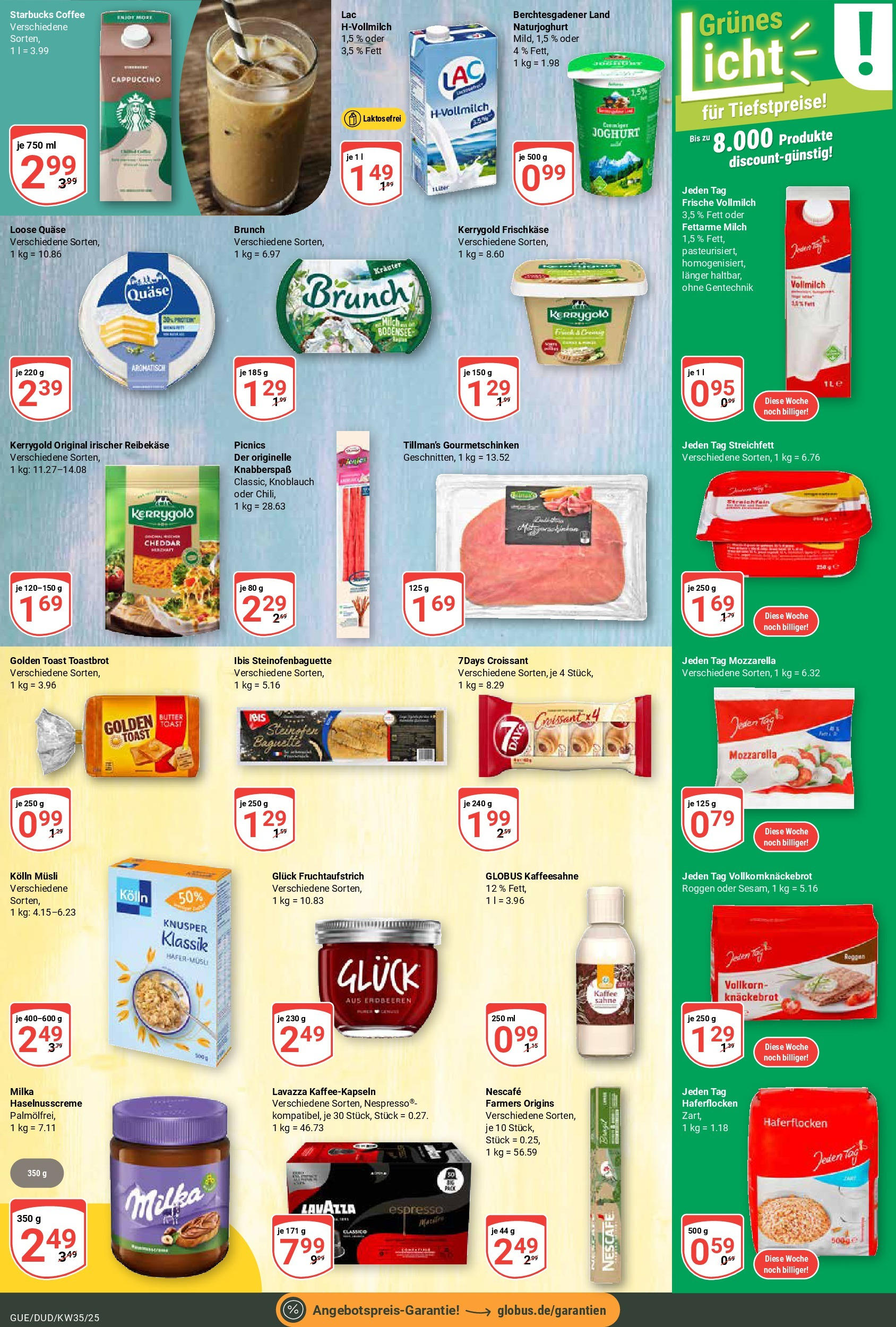 Globus prospekt Saarbrücken-Güdingen (ab 24.08.2025) » Angebote ab Montag | Seite: 16 | Produkte: Joghurt, Starbucks, Erdbeeren, Sahne Globus prospekt Saarbrücken-Güdingen (ab 24.08.2025) » Angebote online | Seite: 16 | Produkte: Joghurt, Starbucks, Erdbeeren, Sahne