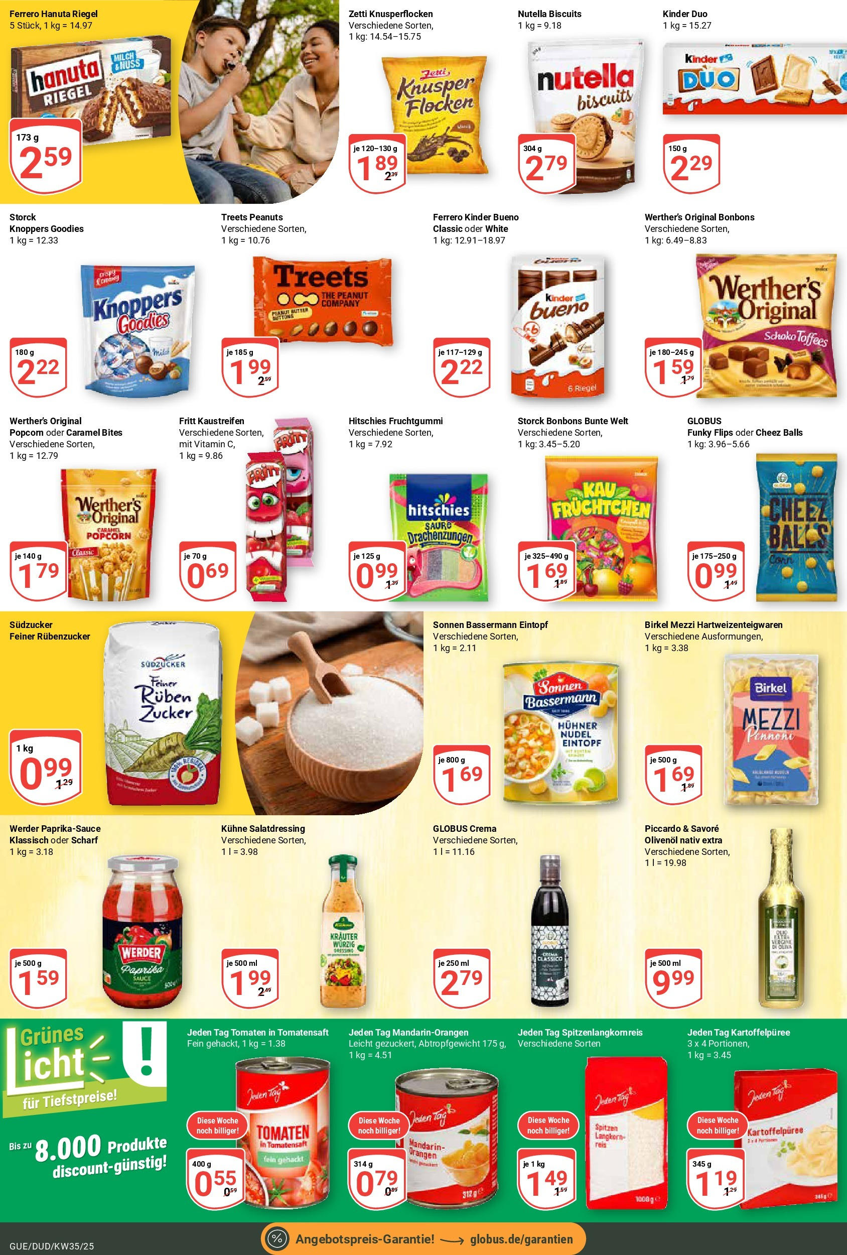 Globus prospekt Saarbrücken-Güdingen (ab 24.08.2025) » Angebote ab Montag | Seite: 18 | Produkte: Butter, Tomaten, Nutella, Reis Globus prospekt Saarbrücken-Güdingen (ab 24.08.2025) » Angebote online | Seite: 18 | Produkte: Butter, Tomaten, Nutella, Reis