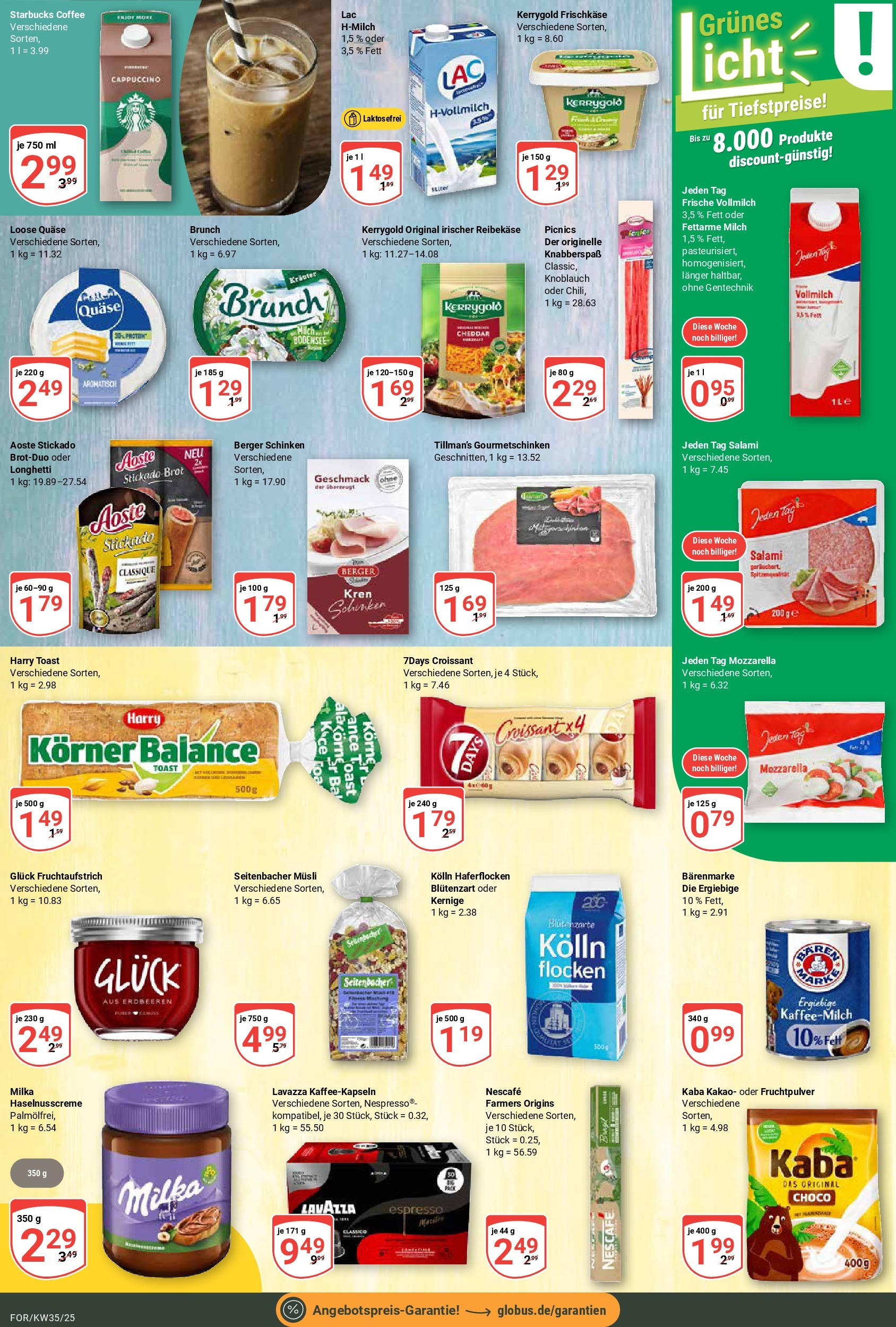 Globus prospekt Forchheim (ab 24.08.2025) » Angebote ab Montag | Seite: 11 | Produkte: Nescafe, Toast, Salami, Flocken Globus prospekt Forchheim (ab 24.08.2025) » Angebote online | Seite: 11 | Produkte: Nescafe, Toast, Salami, Flocken