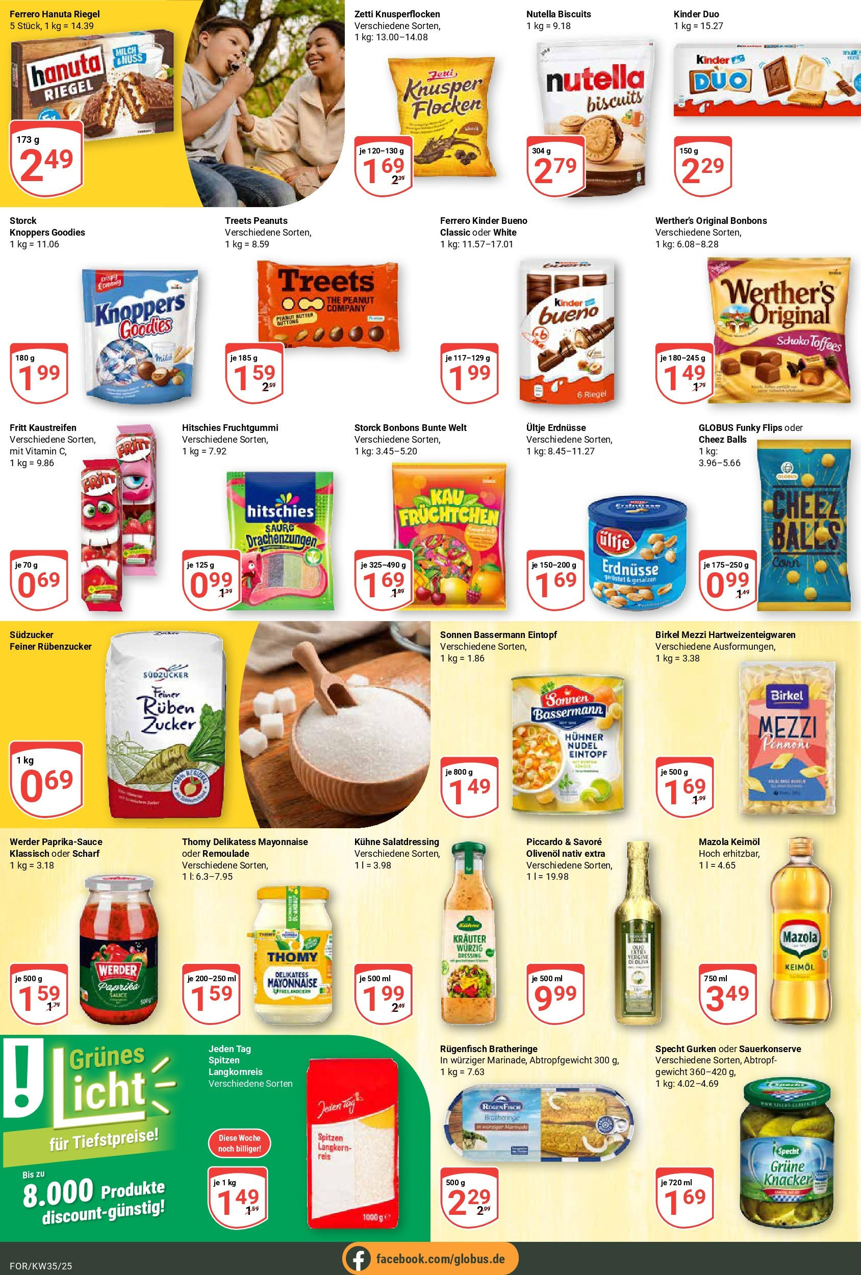 Globus prospekt Forchheim (ab 24.08.2025) » Angebote ab Montag | Seite: 12 | Produkte: Gewicht, Kinder bueno, Nutella, Paprika Globus prospekt Forchheim (ab 24.08.2025) » Angebote online | Seite: 12 | Produkte: Gewicht, Kinder bueno, Nutella, Paprika
