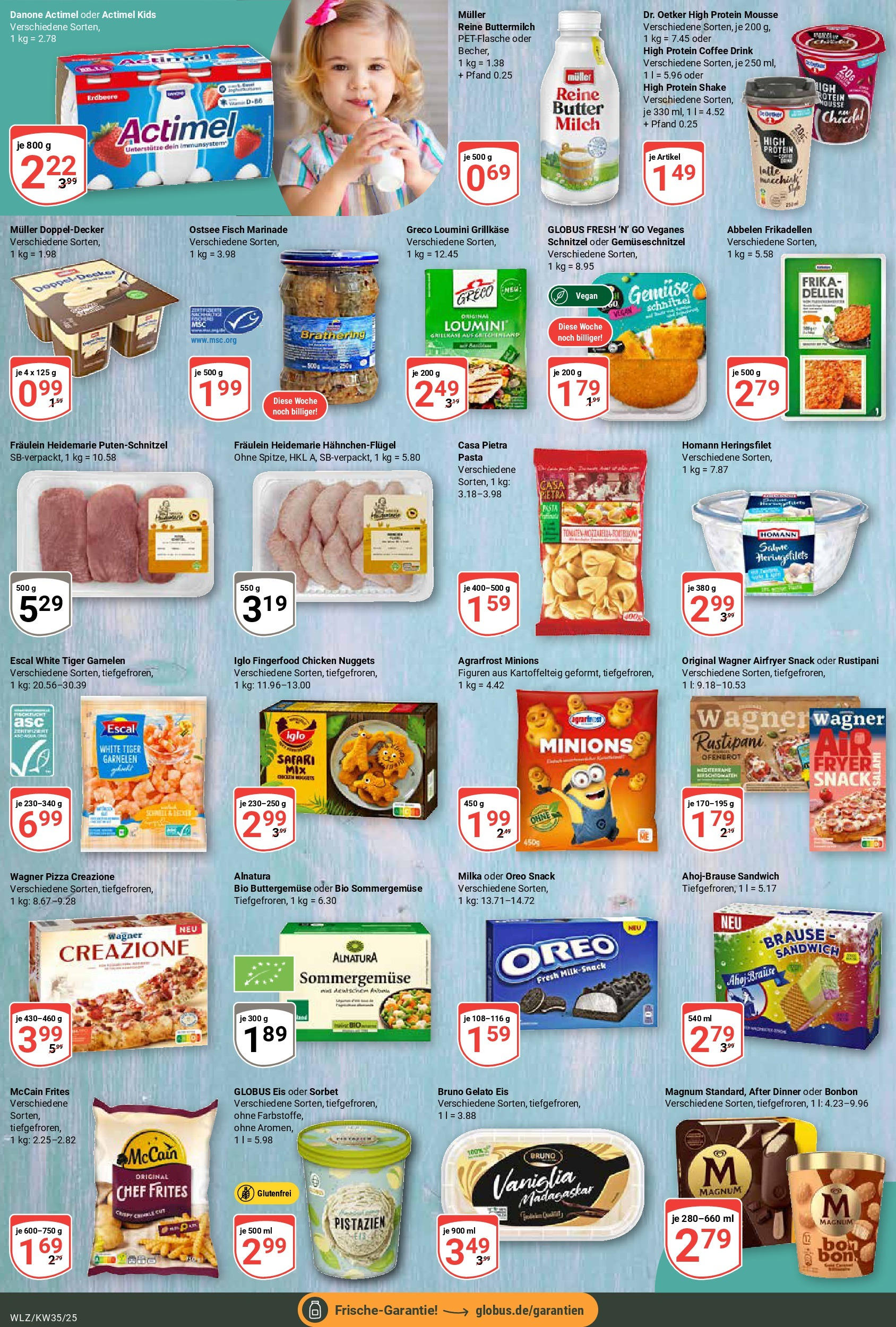 Globus prospekt Weischlitz (ab 24.08.2025) » Angebote ab Montag | Seite: 10 | Produkte: Milch, Garnelen, Fisch, Eis Globus prospekt Weischlitz (ab 24.08.2025) » Angebote online | Seite: 10 | Produkte: Milch, Garnelen, Fisch, Eis