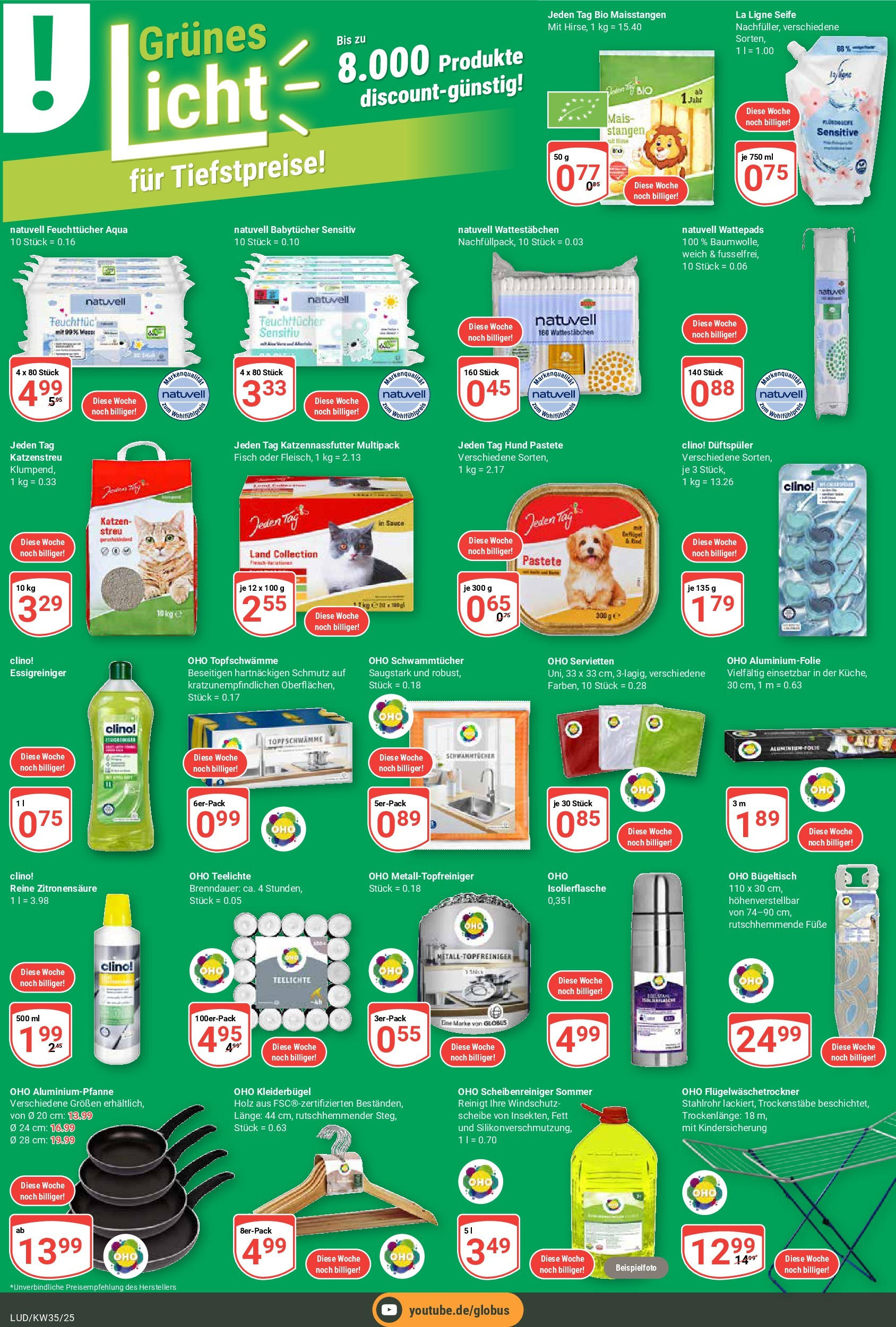 Globus prospekt Ludwigshafen-Oggersheim (ab 24.08.2025) » Angebote ab Montag | Seite: 15 | Produkte: Wattepads, Kleiderbügel, Seife, Fisch Globus prospekt Ludwigshafen-Oggersheim (ab 24.08.2025) » Angebote online | Seite: 15 | Produkte: Wattepads, Kleiderbügel, Seife, Fisch