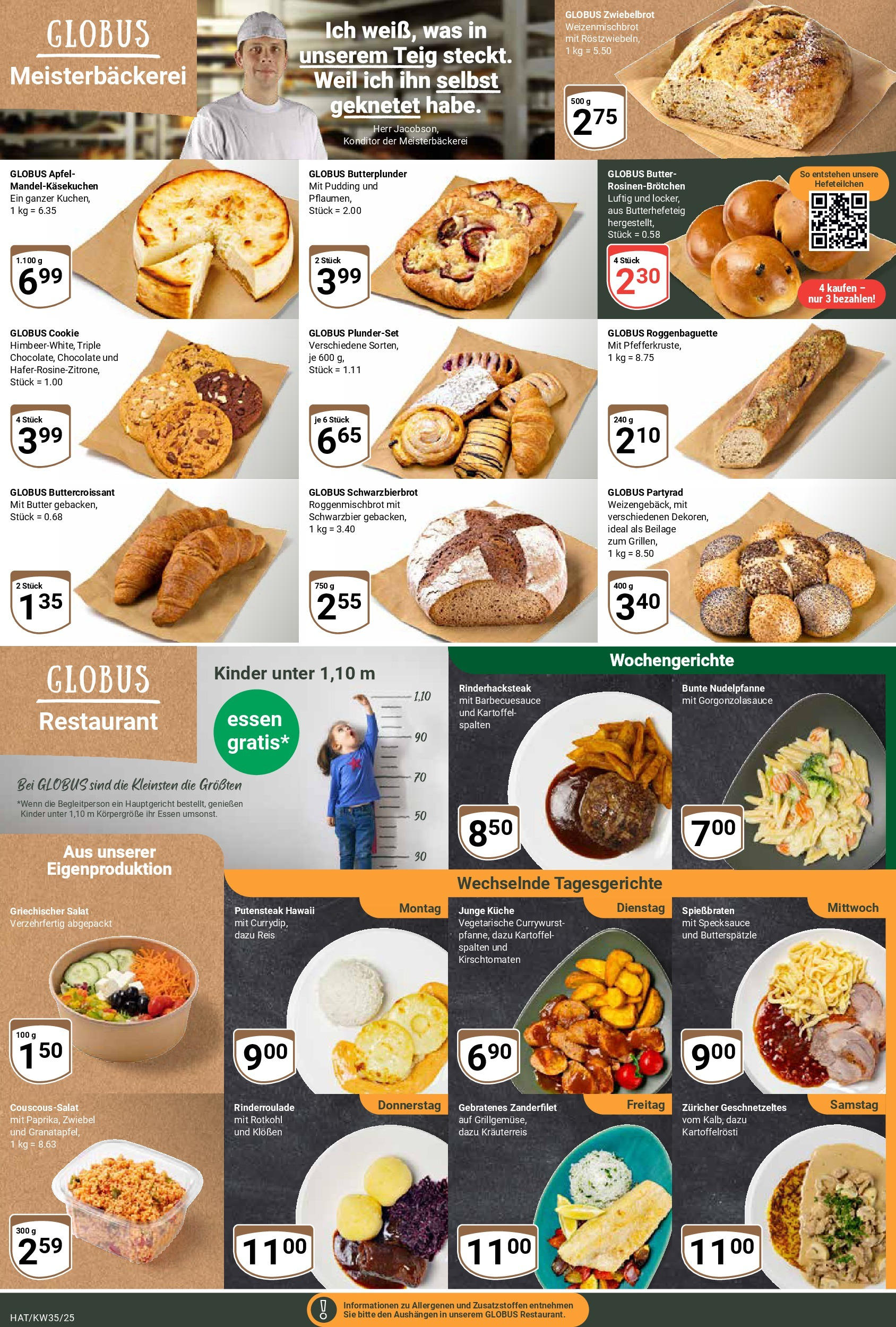 Globus prospekt Hattersheim (ab 24.08.2025) » Angebote ab Montag | Seite: 7 | Produkte: Butter, Rotkohl, Pudding, Reis Globus prospekt Hattersheim (ab 24.08.2025) » Angebote online | Seite: 7 | Produkte: Butter, Rotkohl, Pudding, Reis