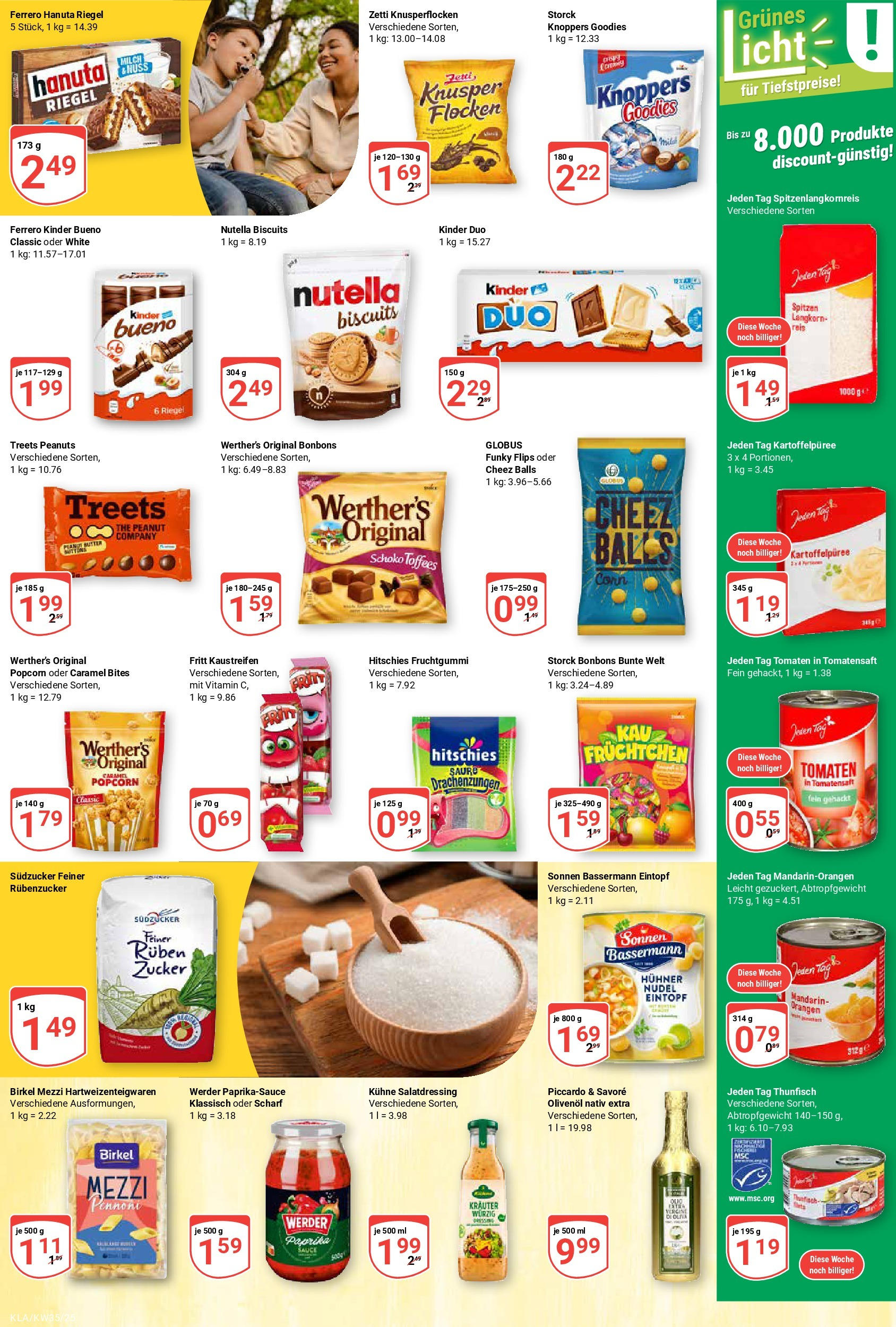 Globus prospekt Kaiserslautern (ab 24.08.2025) » Angebote ab Montag | Seite: 12 | Produkte: Butter, Thunfisch, Olivenol, Knoppers Globus prospekt Kaiserslautern (ab 24.08.2025) » Angebote online | Seite: 12 | Produkte: Butter, Thunfisch, Olivenol, Knoppers