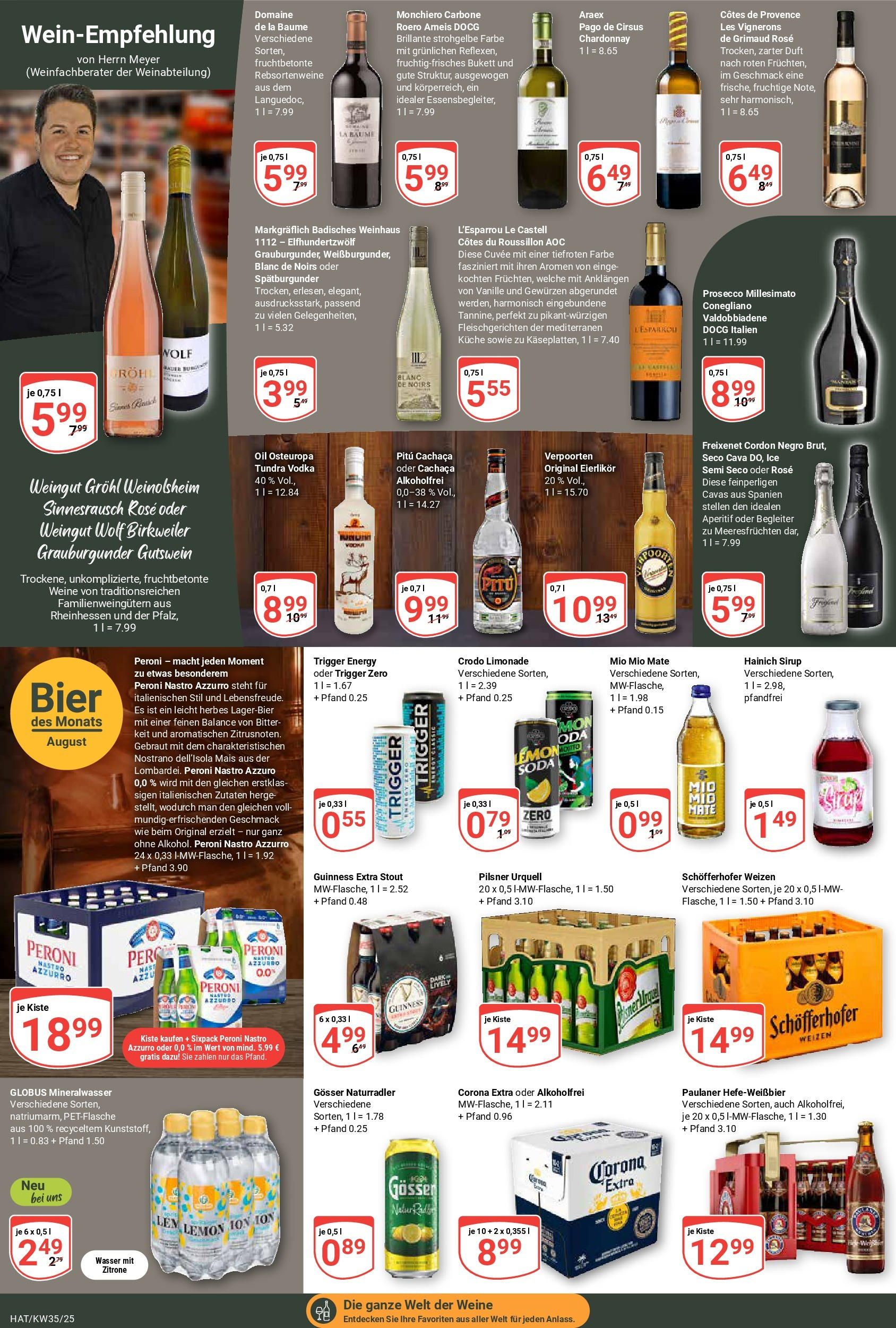 Globus prospekt Hattersheim (ab 24.08.2025) » Angebote ab Montag | Seite: 16 | Produkte: Bier, Bad, Duft, Mio mio mate Globus prospekt Hattersheim (ab 24.08.2025) » Angebote online | Seite: 16 | Produkte: Bier, Bad, Duft, Mio mio mate